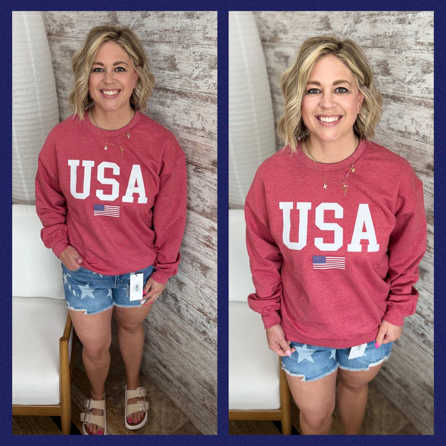 USA Gildan Heavy Blend Crew ~ 2 Colors