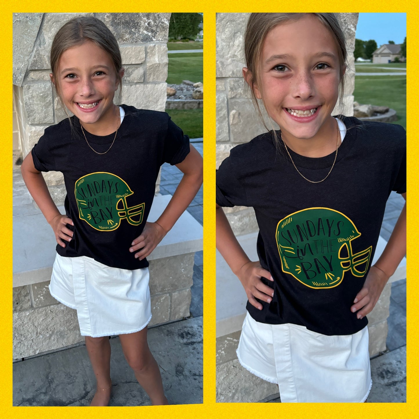 Sundays in the Bay Youth Black Bella Tee