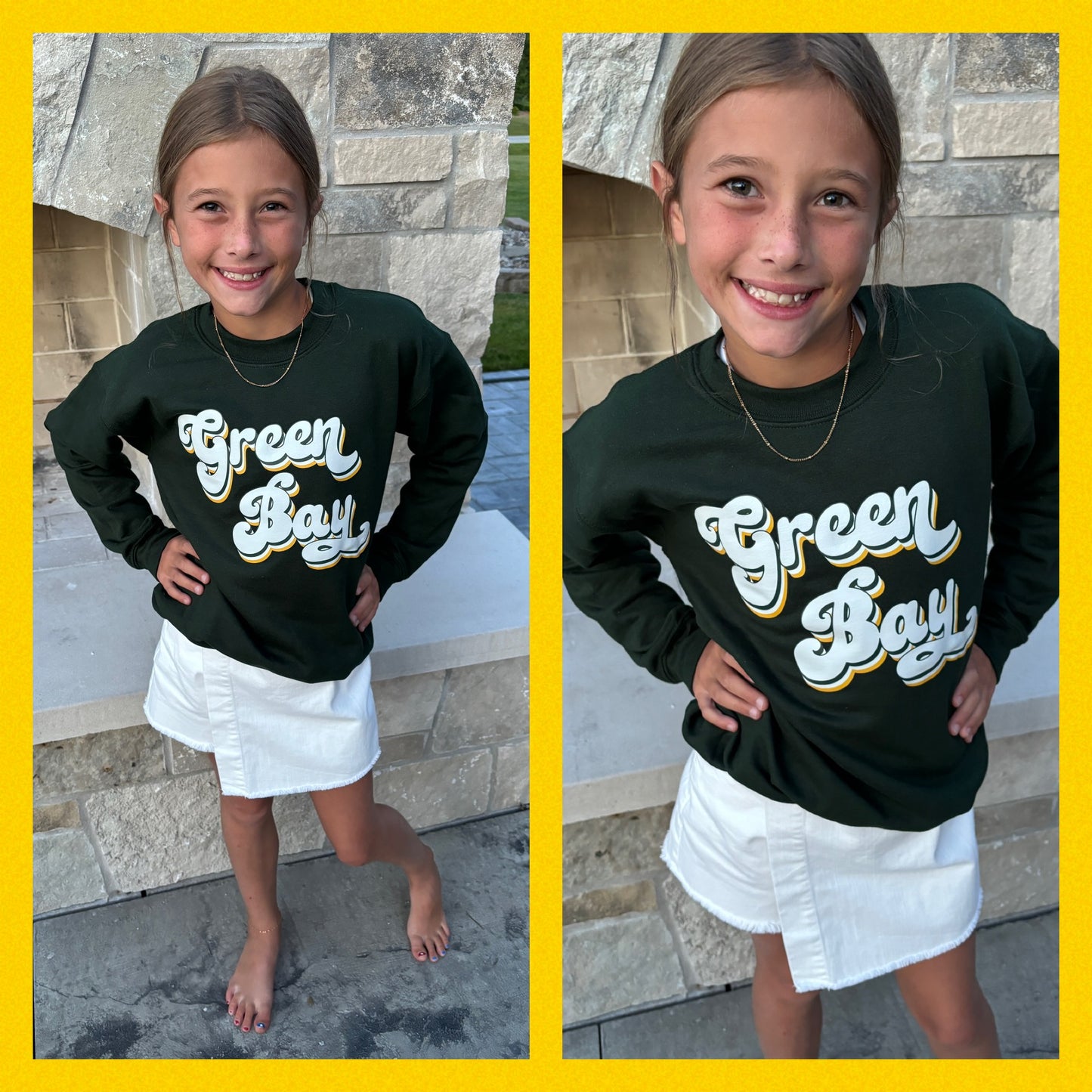 Green Bay Forest Youth Gildan Crewneck