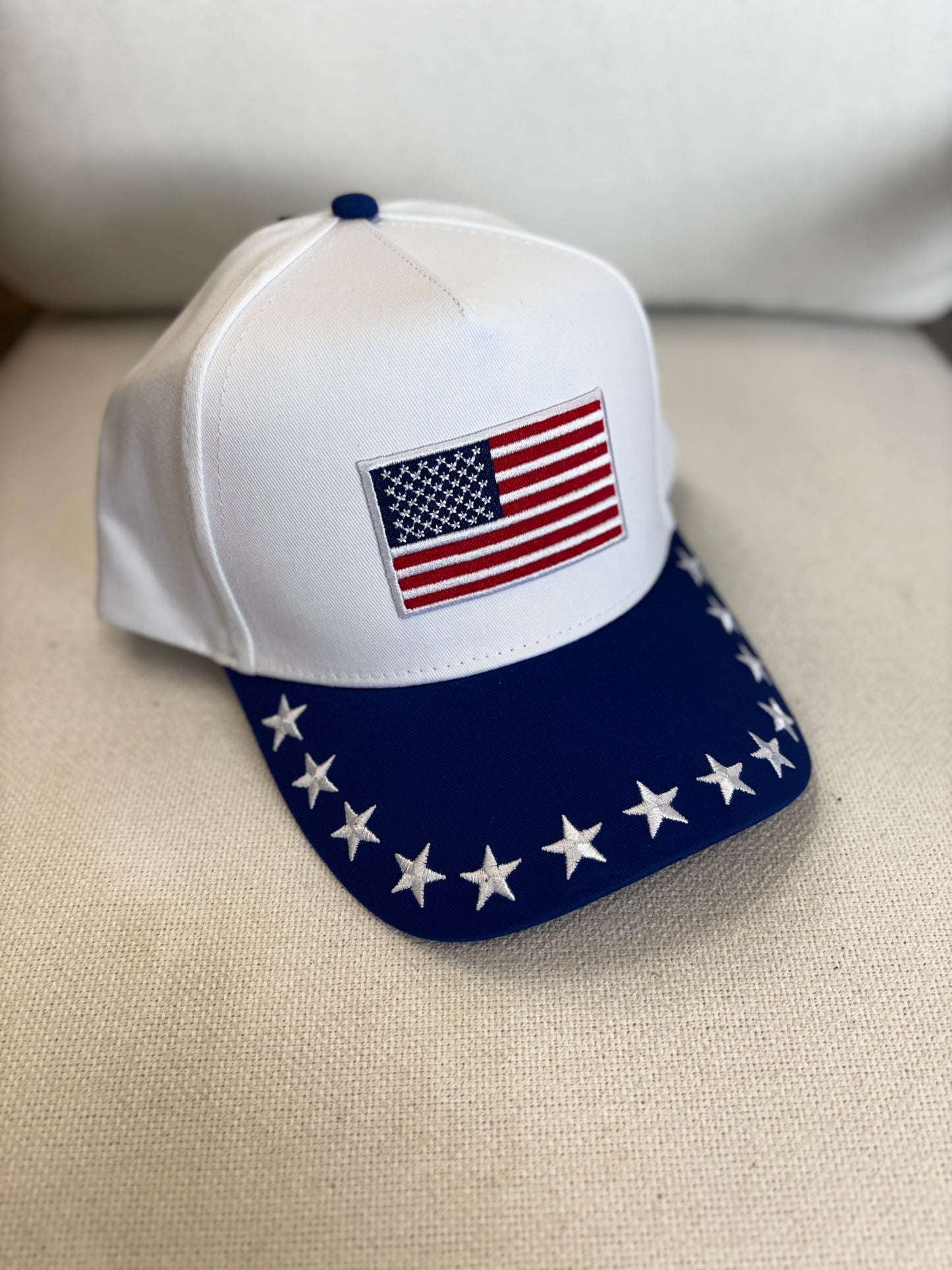 American Flag Patch Hat