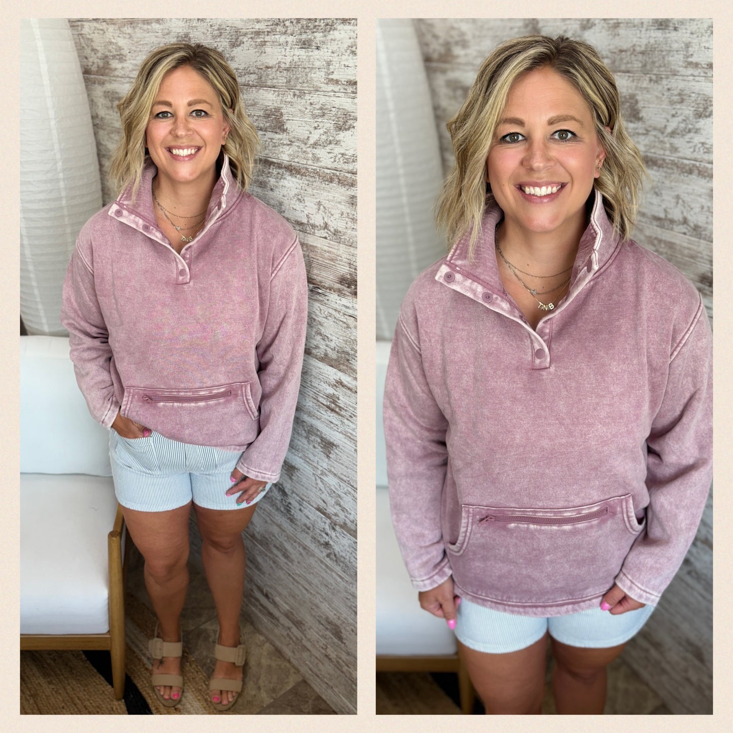 Fleece Kangaroo Pocket Pullover ~ 3 Colors