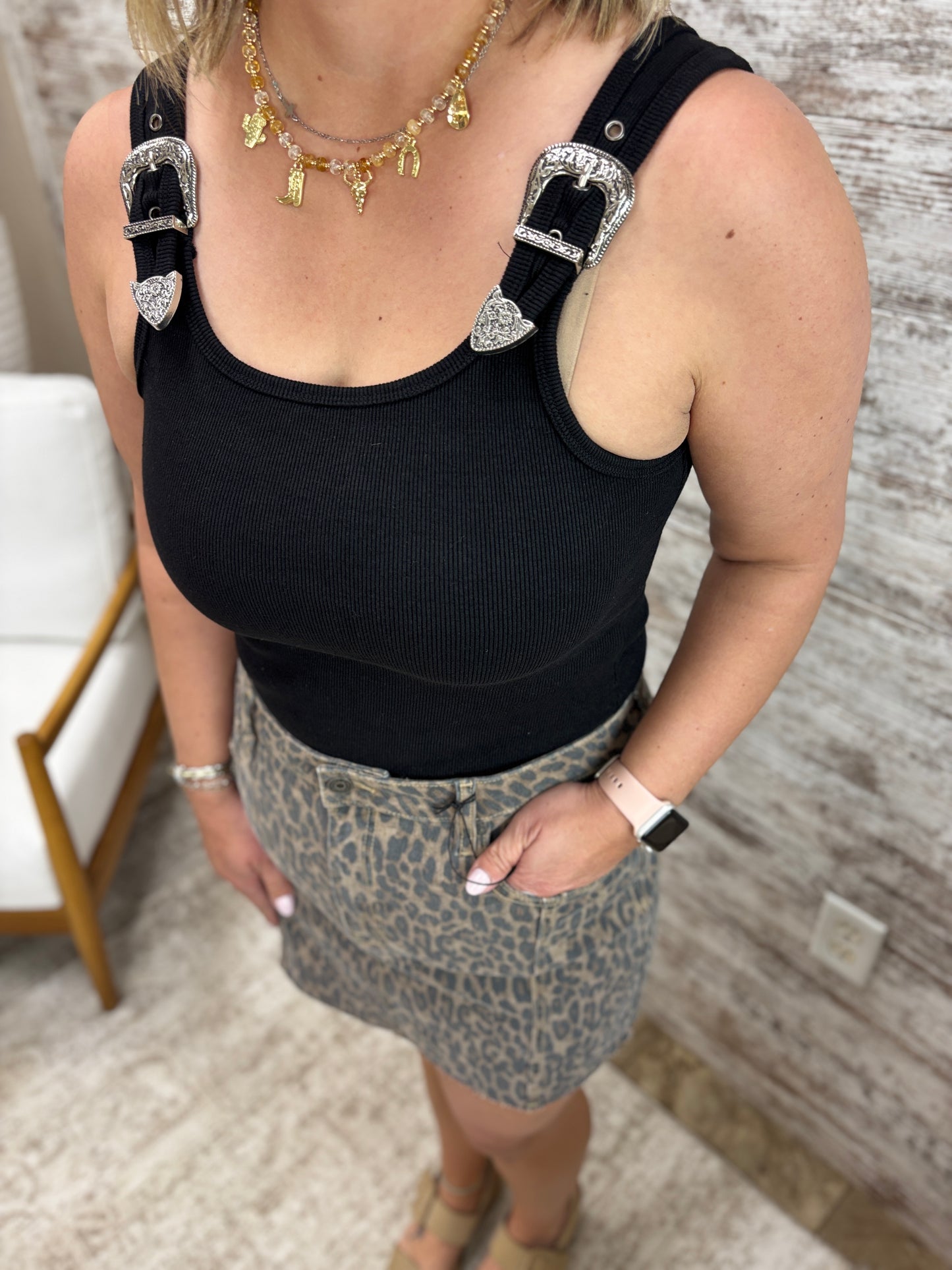 Western Cowboy Charms Beaded Necklace