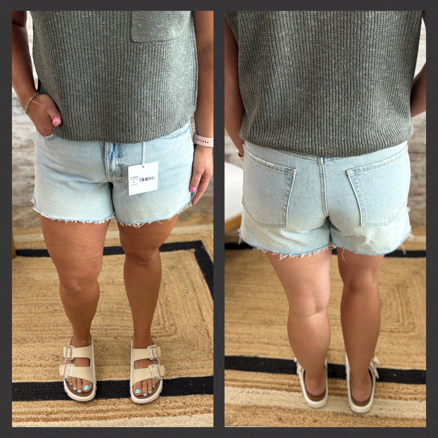 USA Lt Denim Vintage Short DH803N
