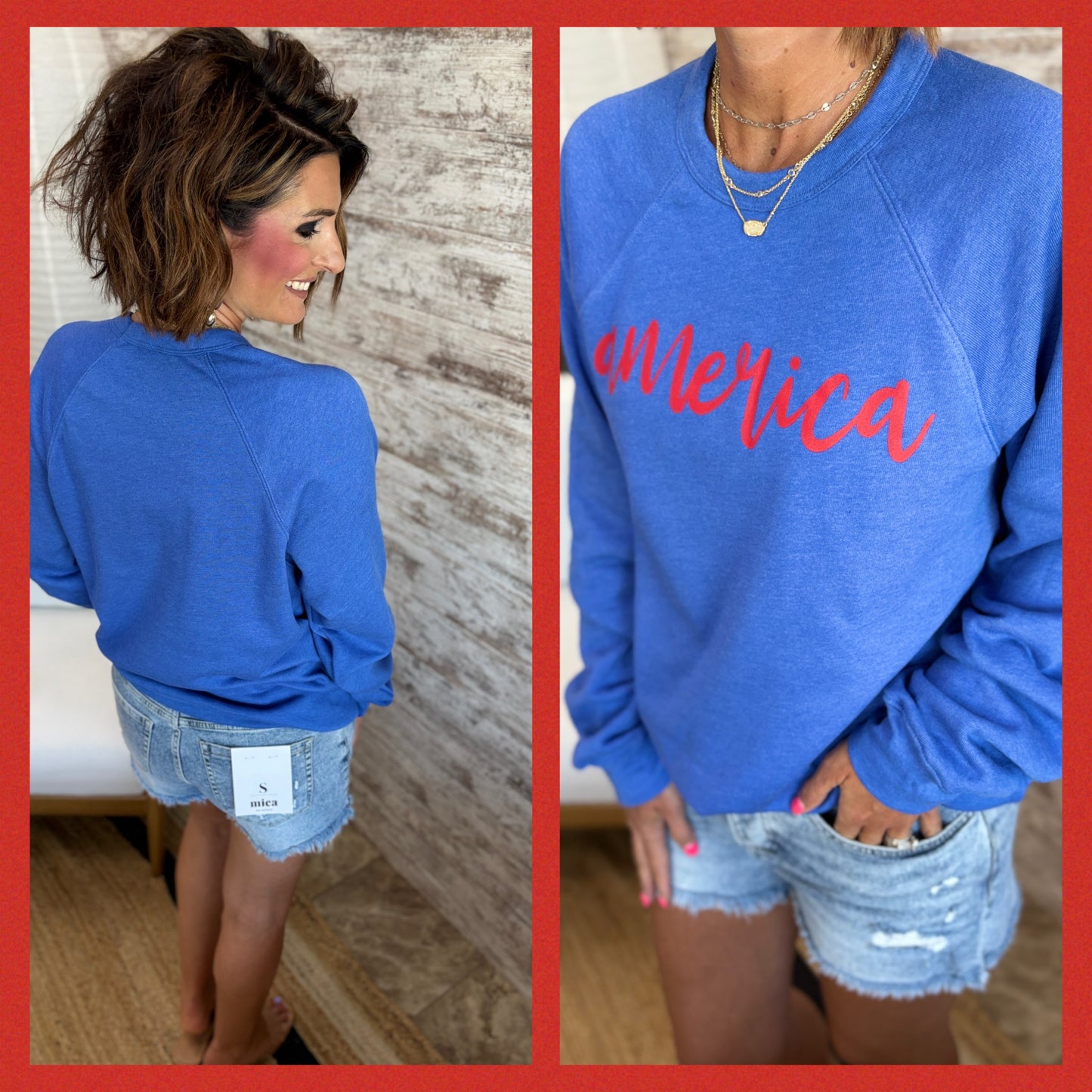 America Heather Royal Bella Crew