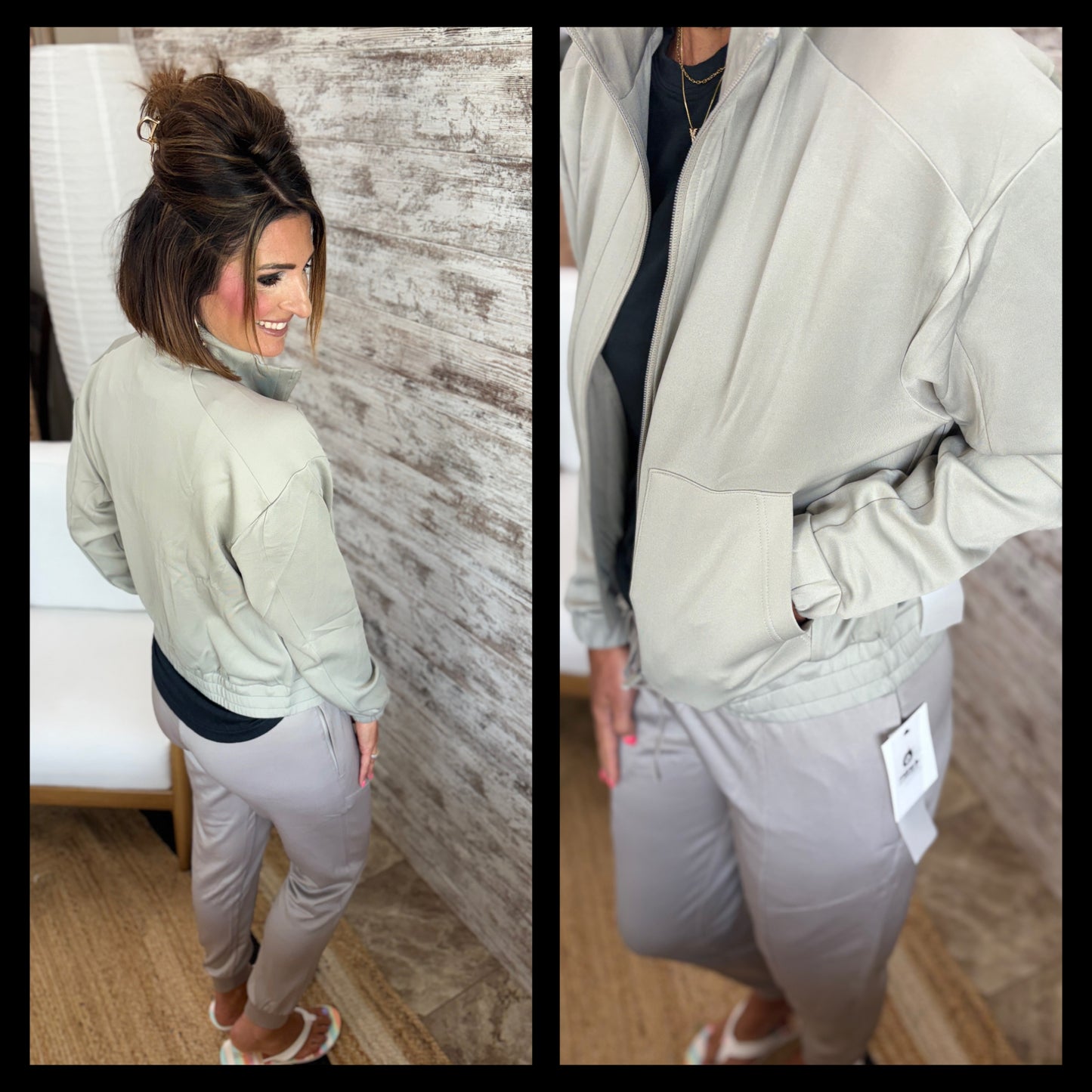 Active Zip Up Jacket-2 Colors
