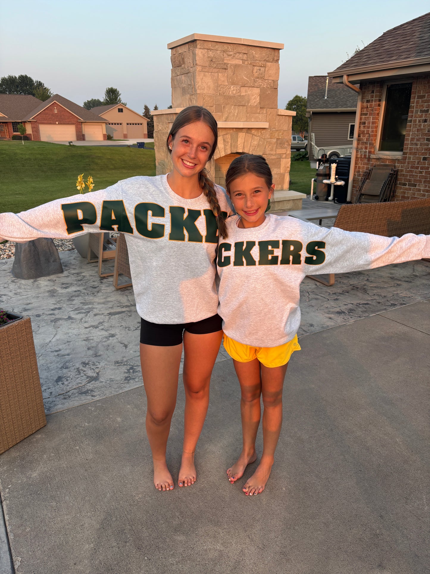 Packers Wingspan Crew Youth/Adult~ 3 Colors