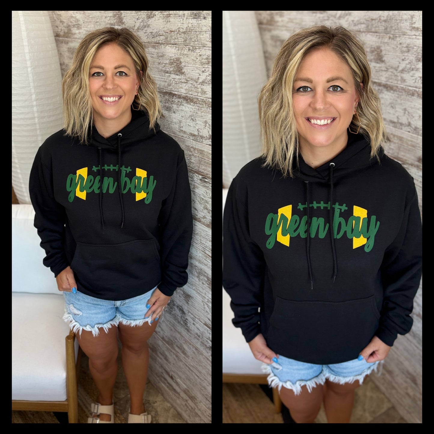 Green Bay Port & Company Hoodie ~ 2 Colors ~ Youth and Adult