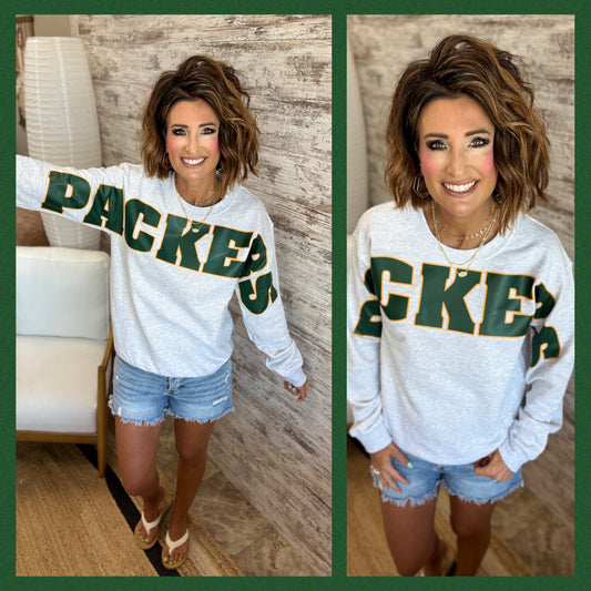 Packers Wingspan Crew Youth/Adult~ 3 Colors