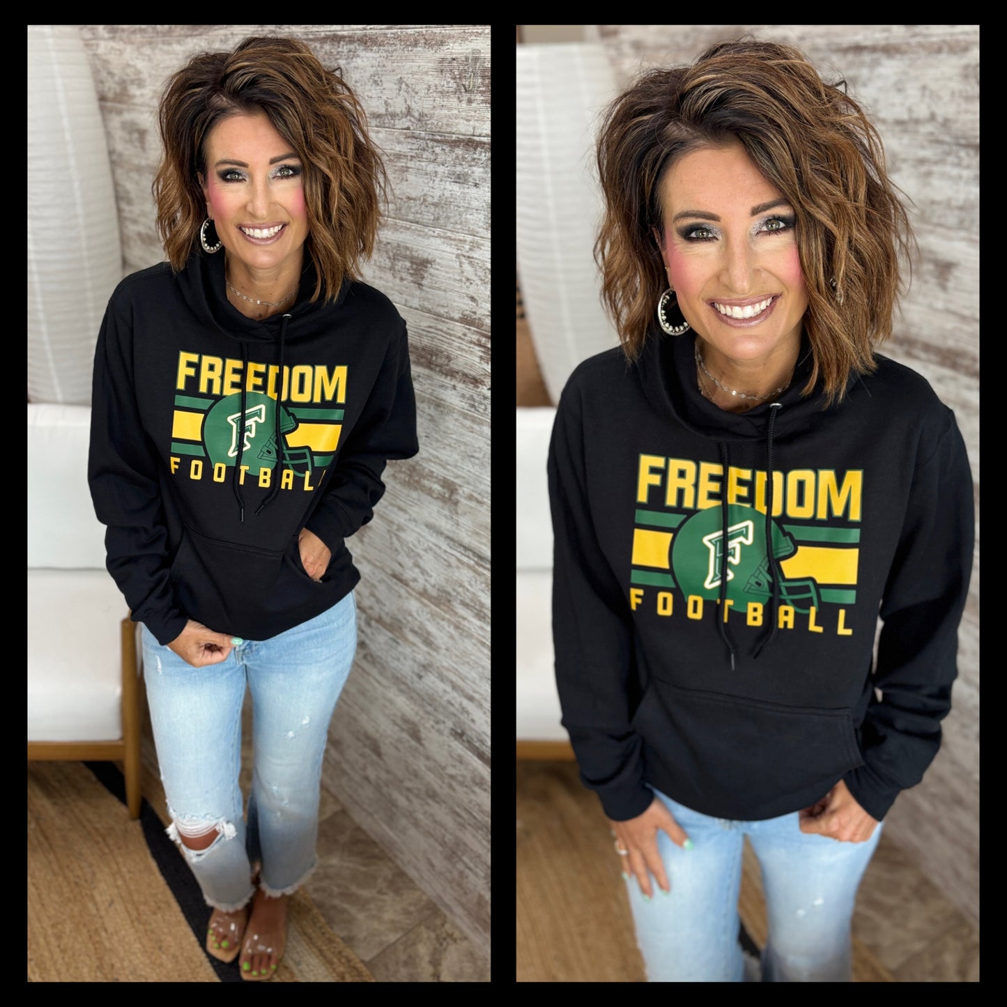 Freedom Irish Football Port & Company Hoodie ~ 2 Colors ~ Youth and Adult