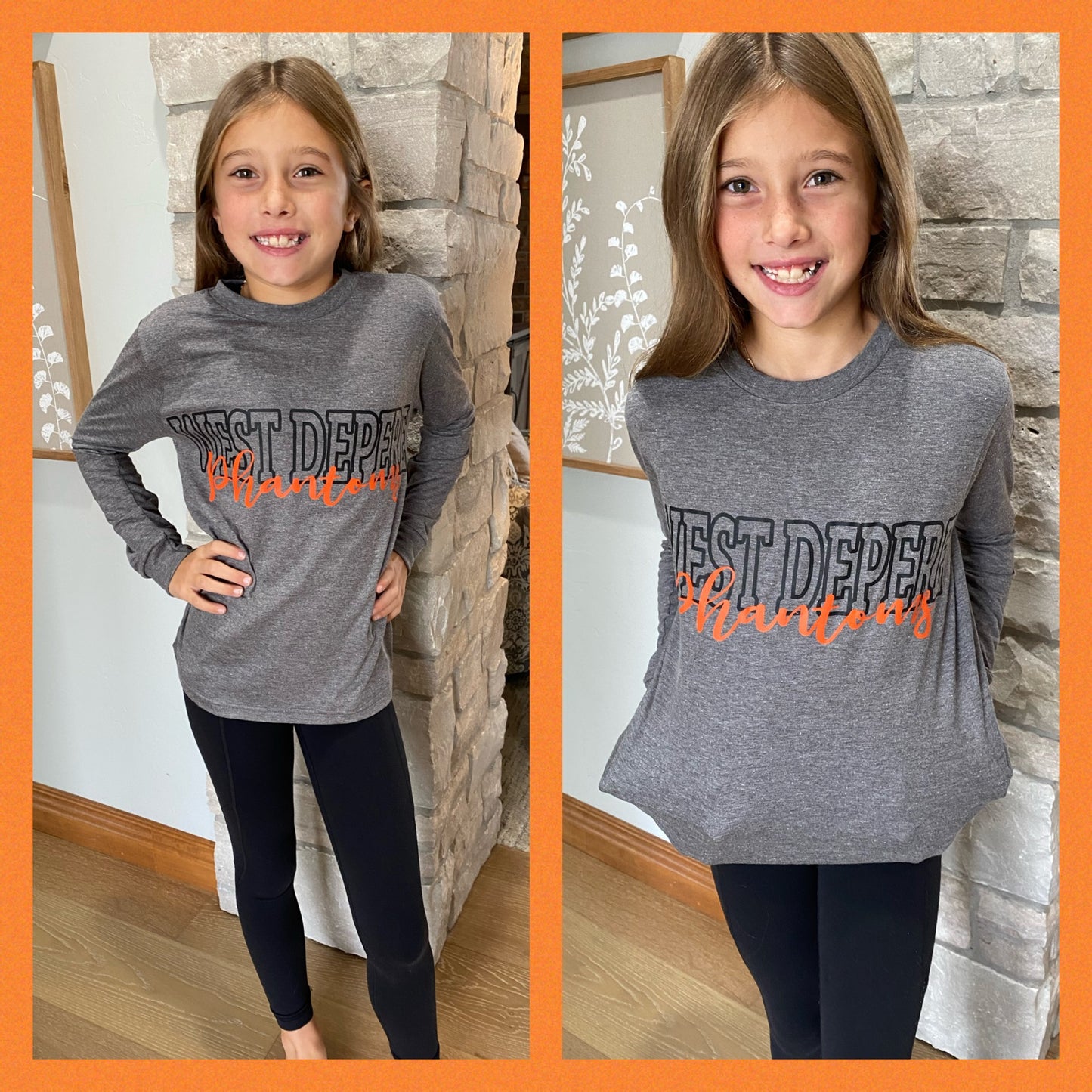 West DePere Youth Grey Frost Long Sleeve