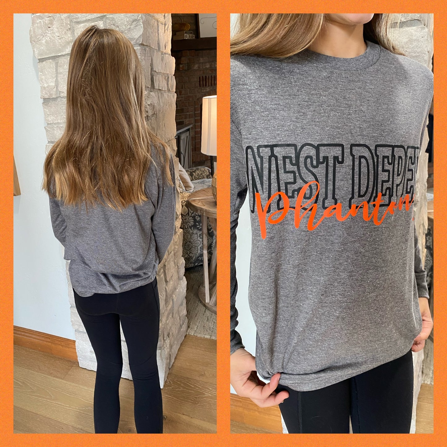 West DePere Youth Grey Frost Long Sleeve