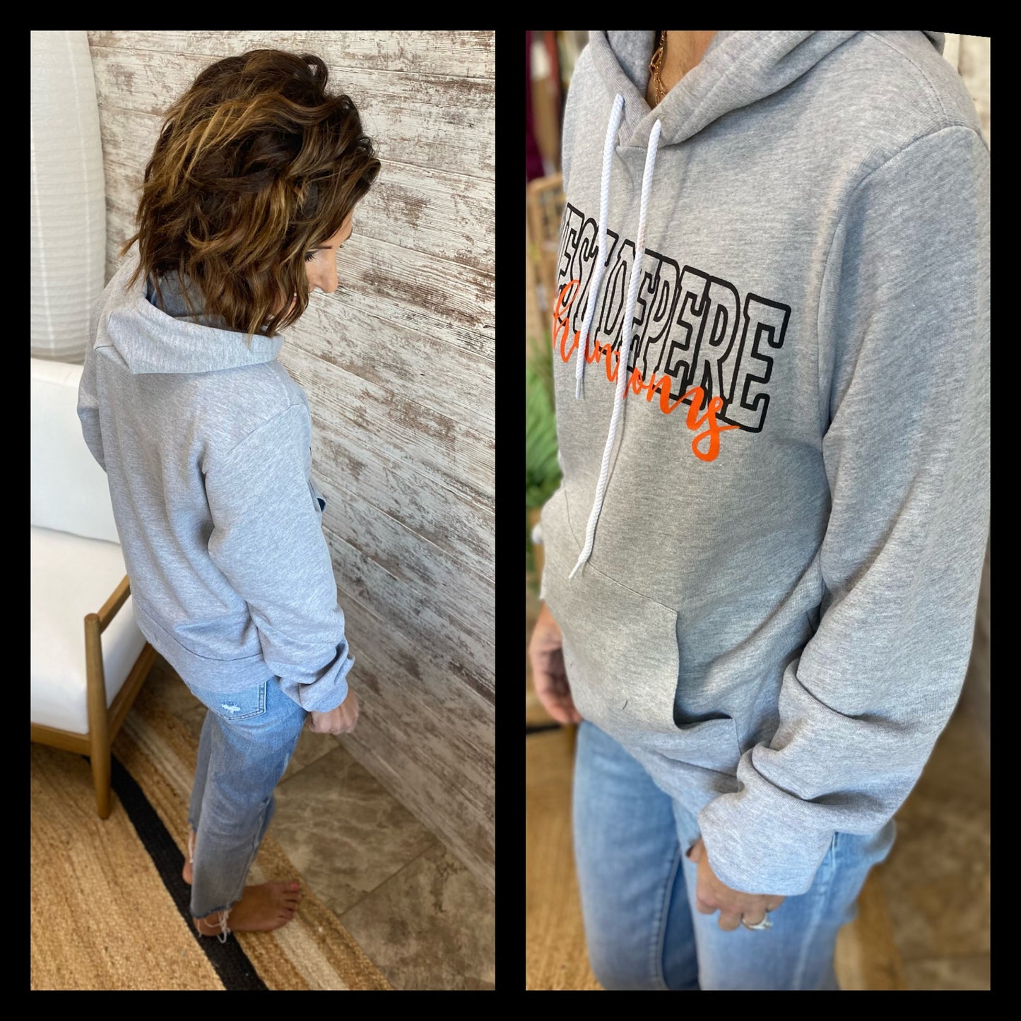 West DePere Athletic Grey Bella Soft Hoodie