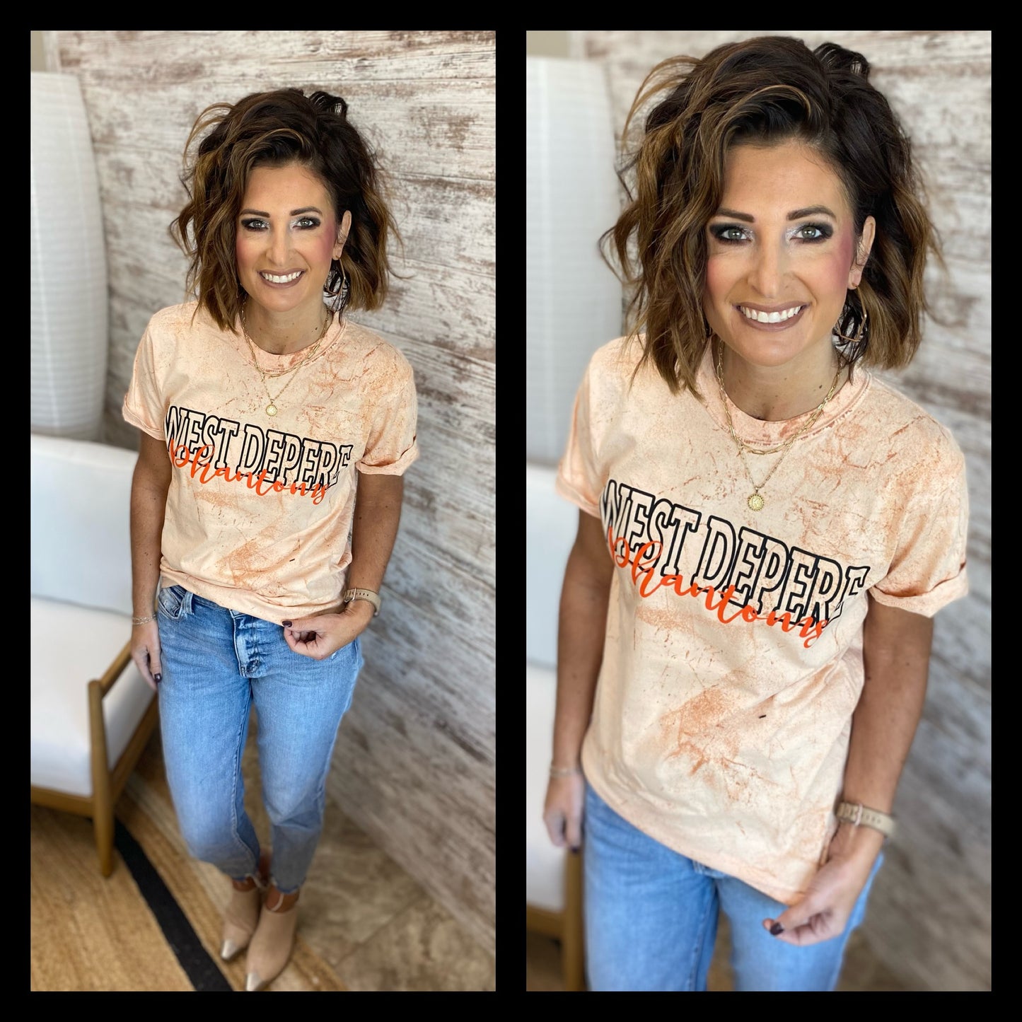 West Depere Color Blast Orange Tee