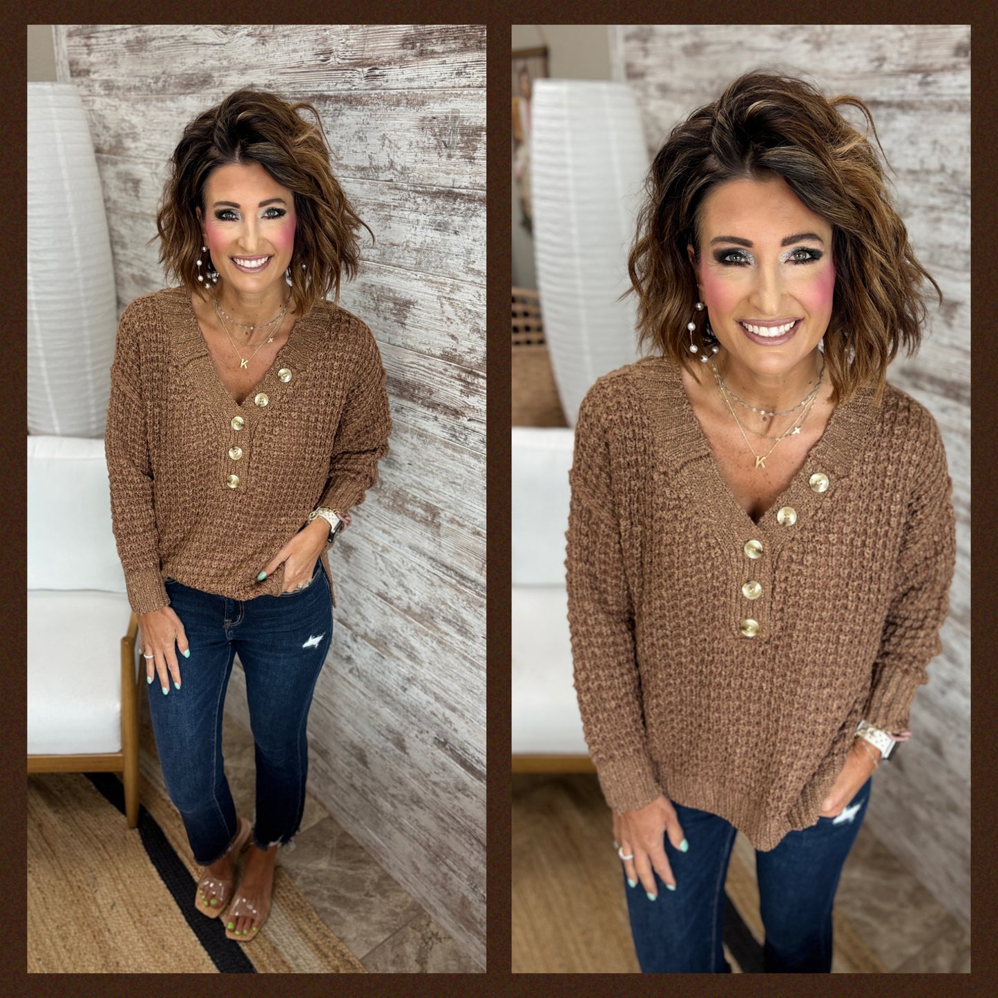 Chunky Waffle Sweater ~ 3 Colors