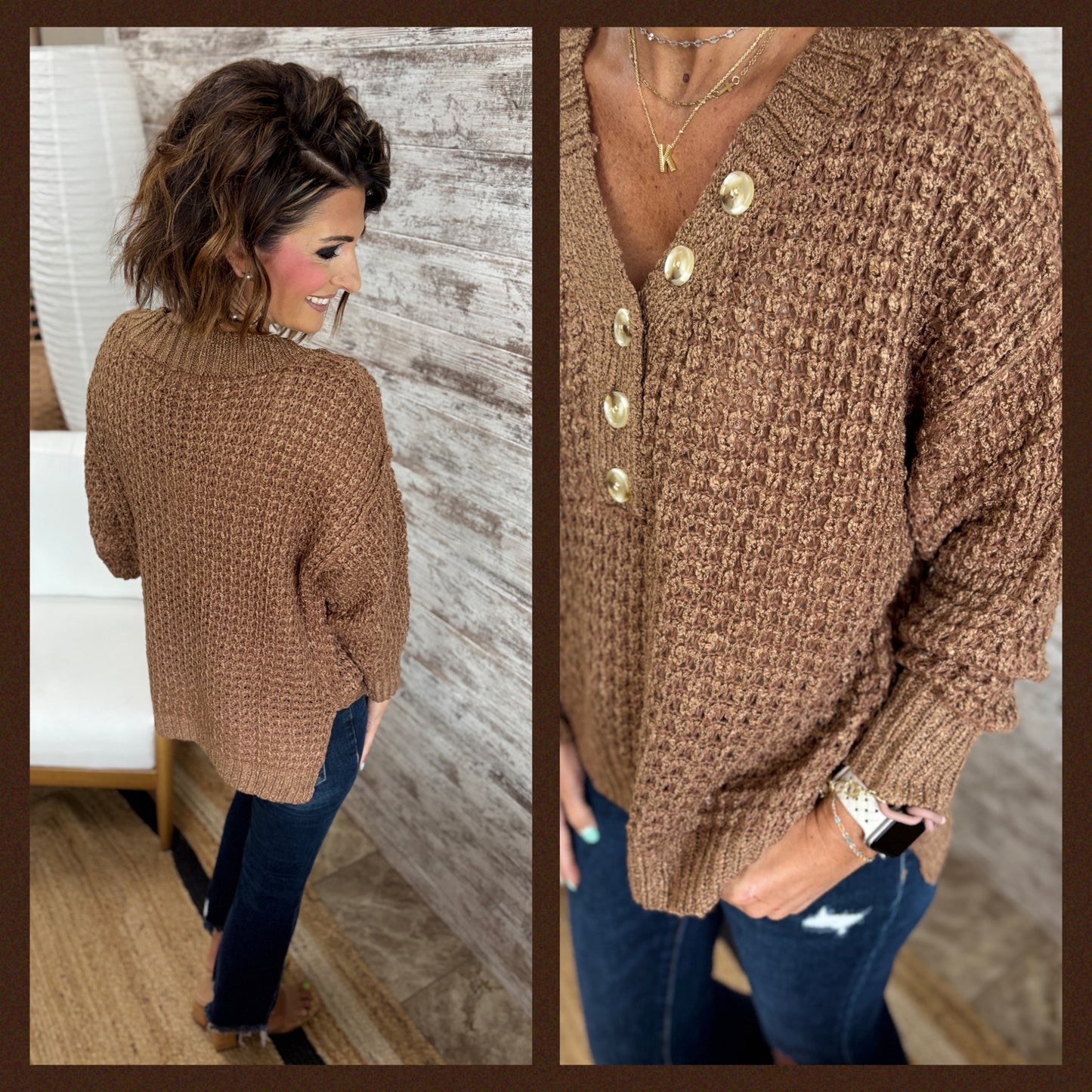 Chunky Waffle Sweater ~ 3 Colors