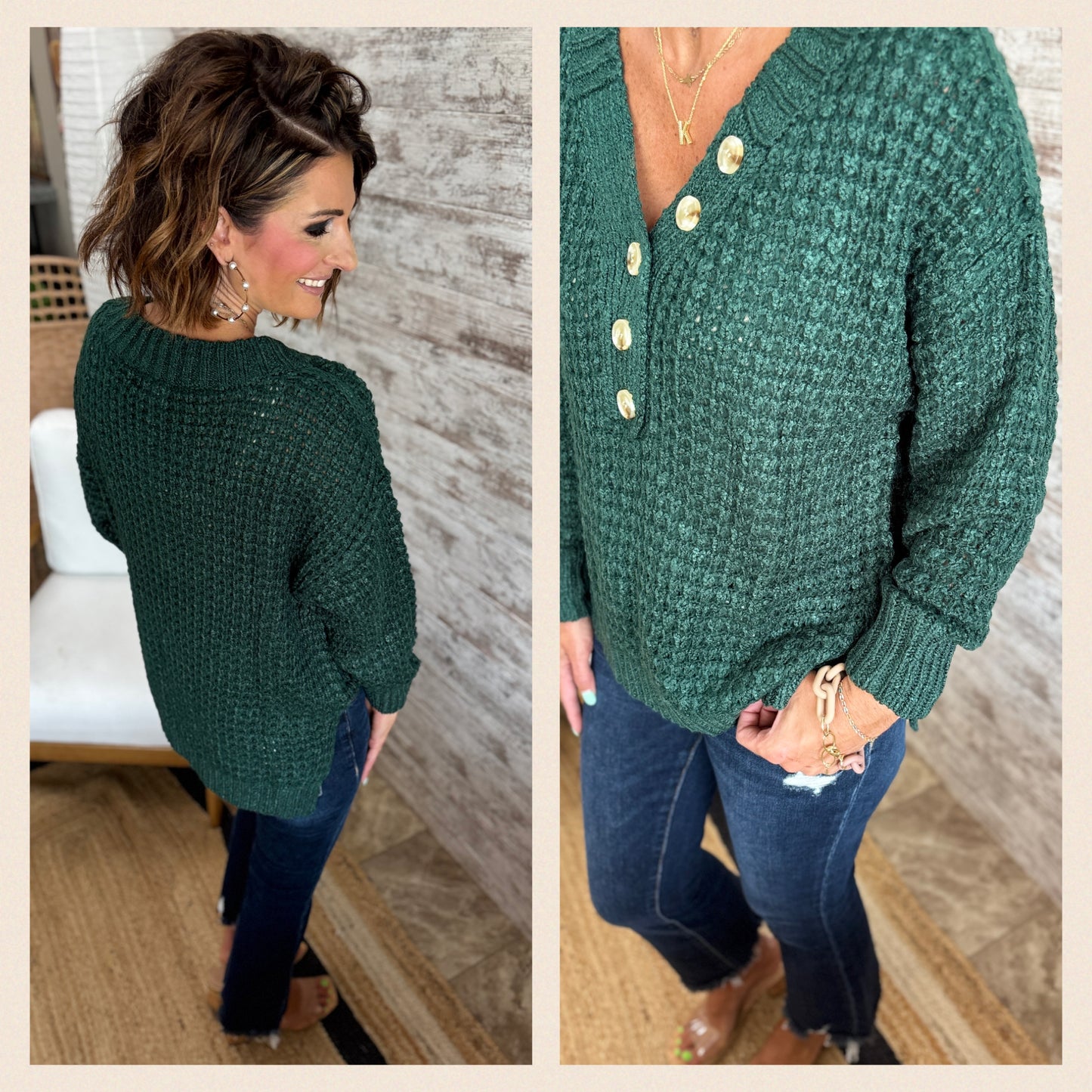 Chunky Waffle Sweater ~ 3 Colors