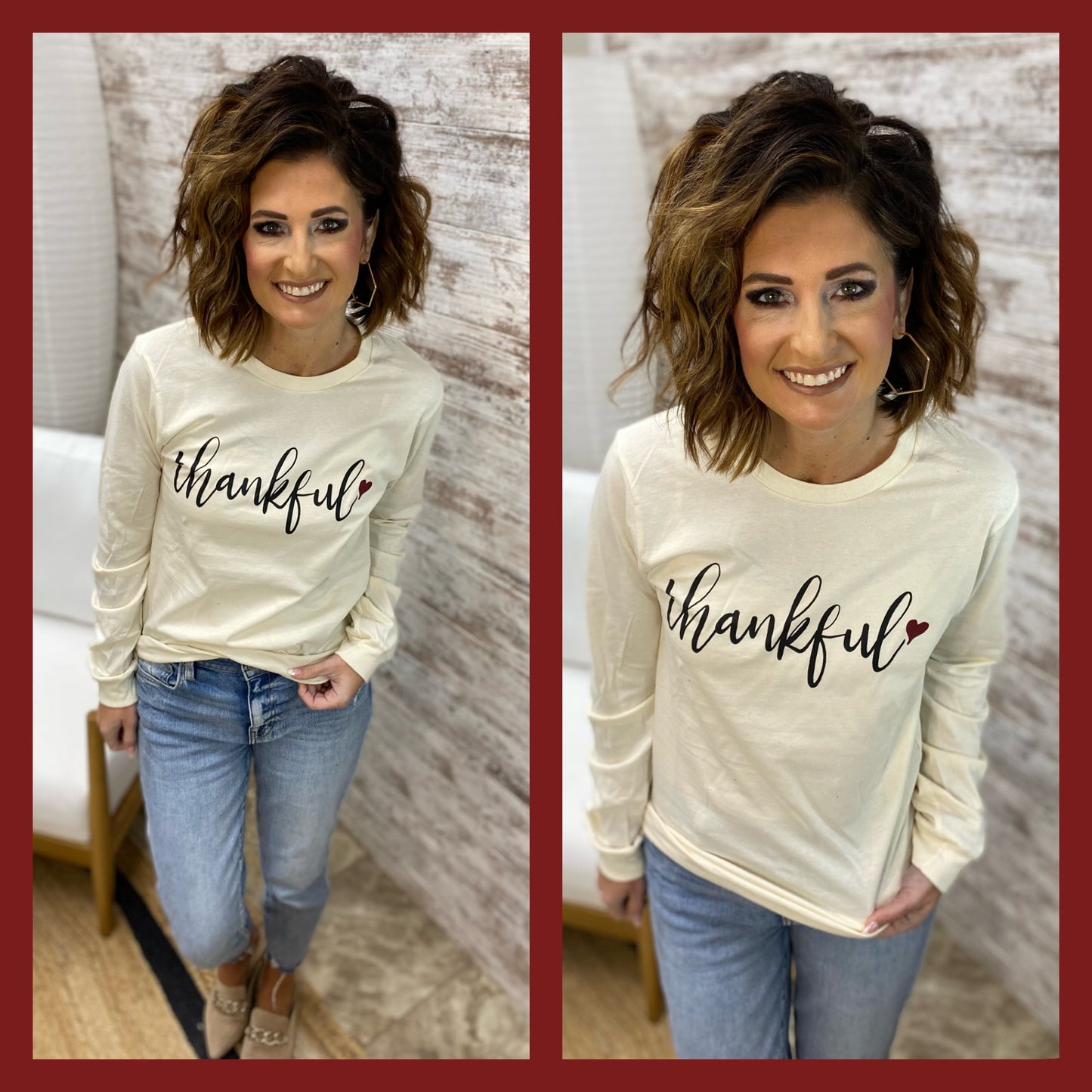 Thanksgiving Bella Long Sleeve Graphic ~ 2 Styles