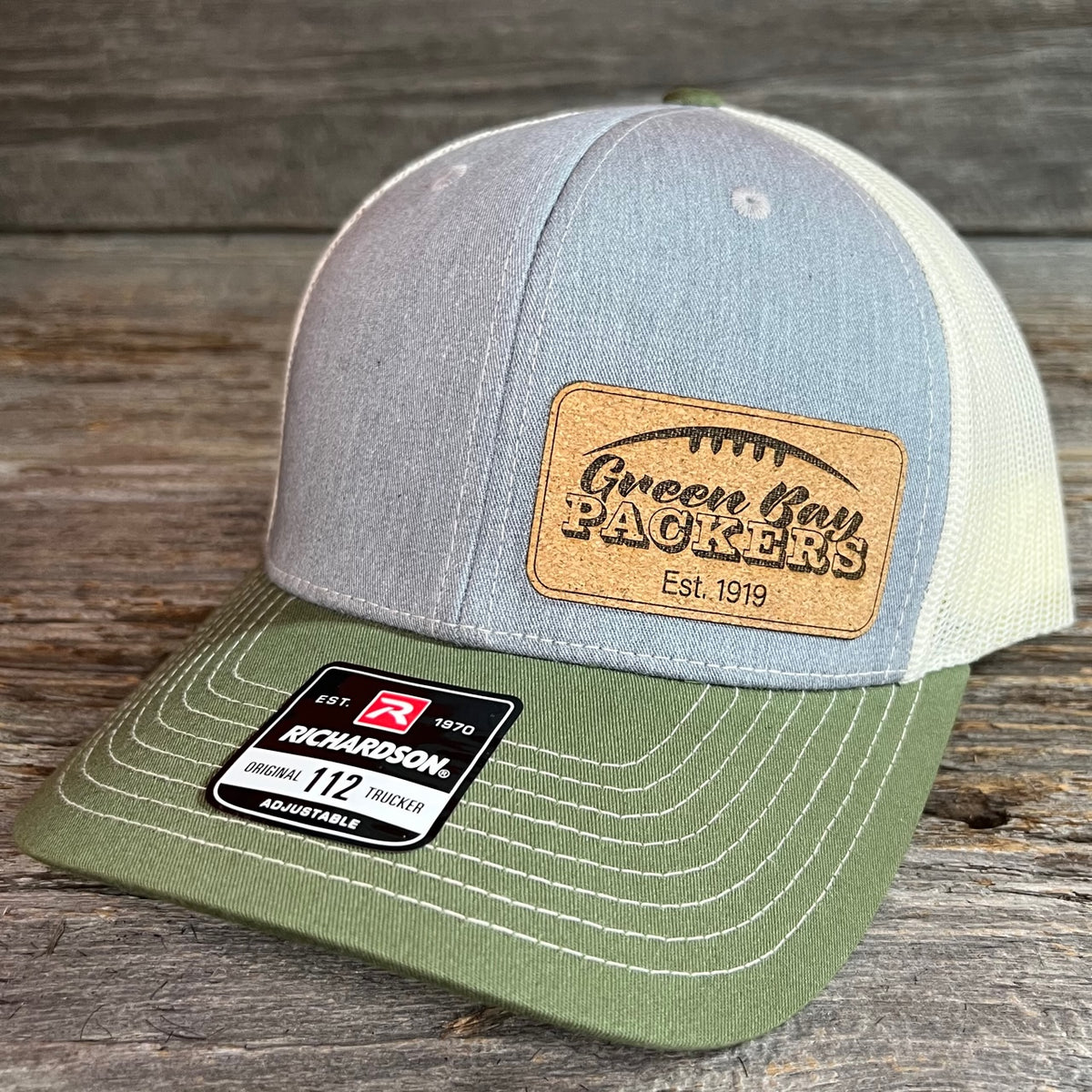Cork Leather Patch Trucker Hat Kenny Rose Boutique