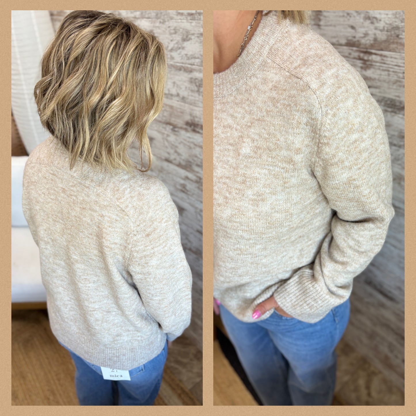 Taupe Relaxed Every Day Sweater