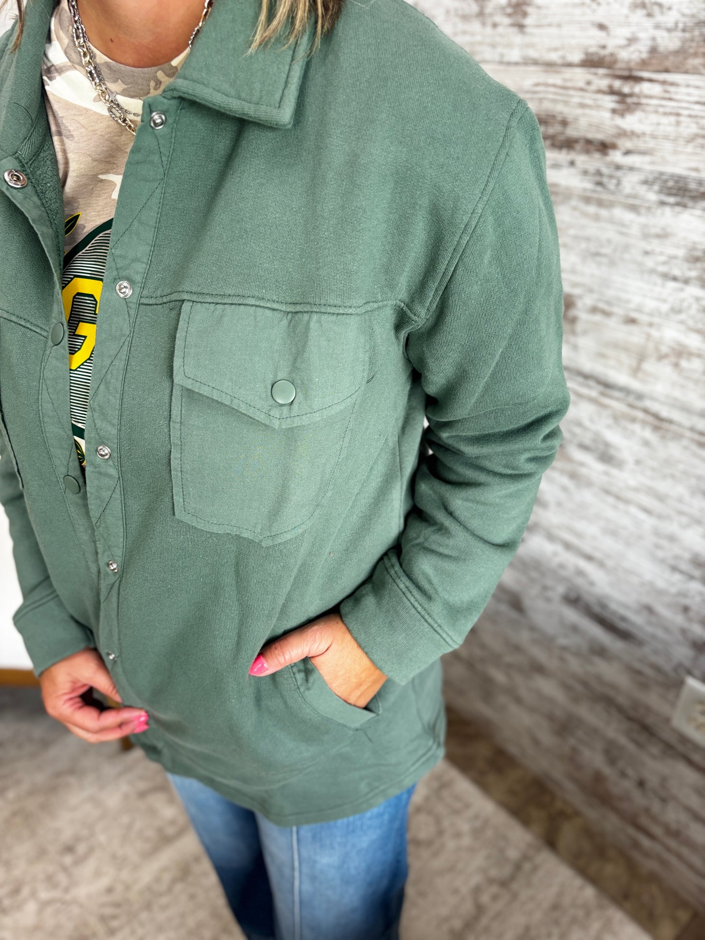 Malibu Evergreen Shacket
