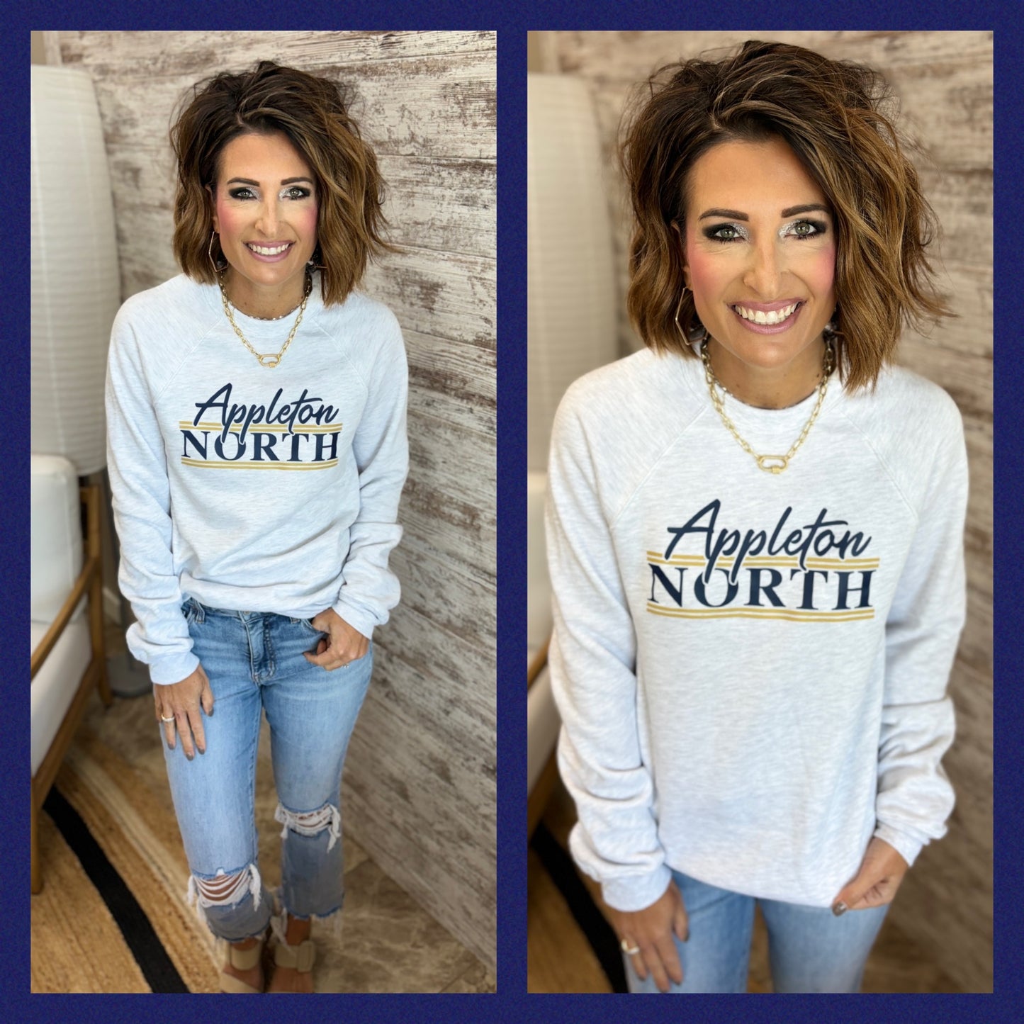 Appleton North Bella Canvas Ash Crew