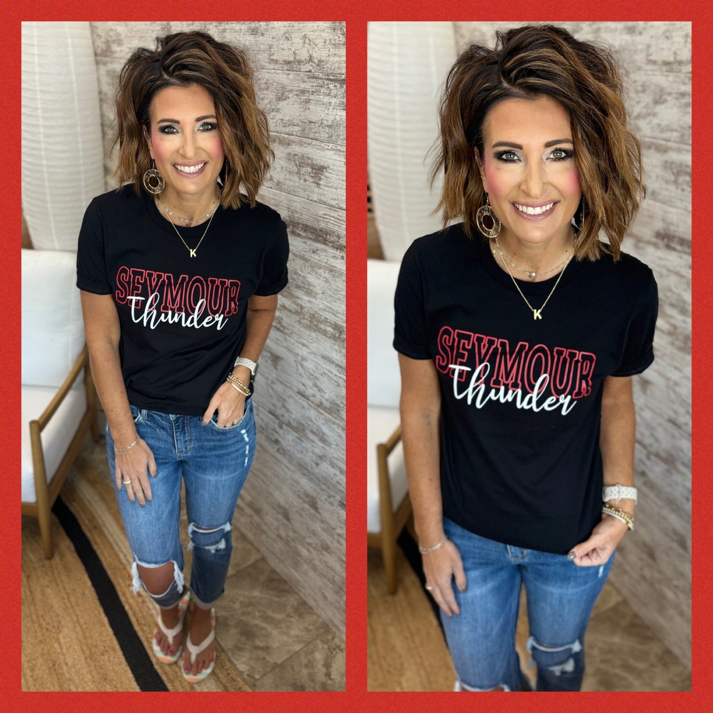 Seymour Thunder Black Bella Tee