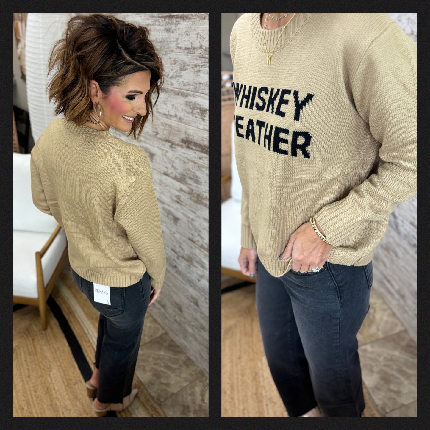 Whiskey Weather Sweater