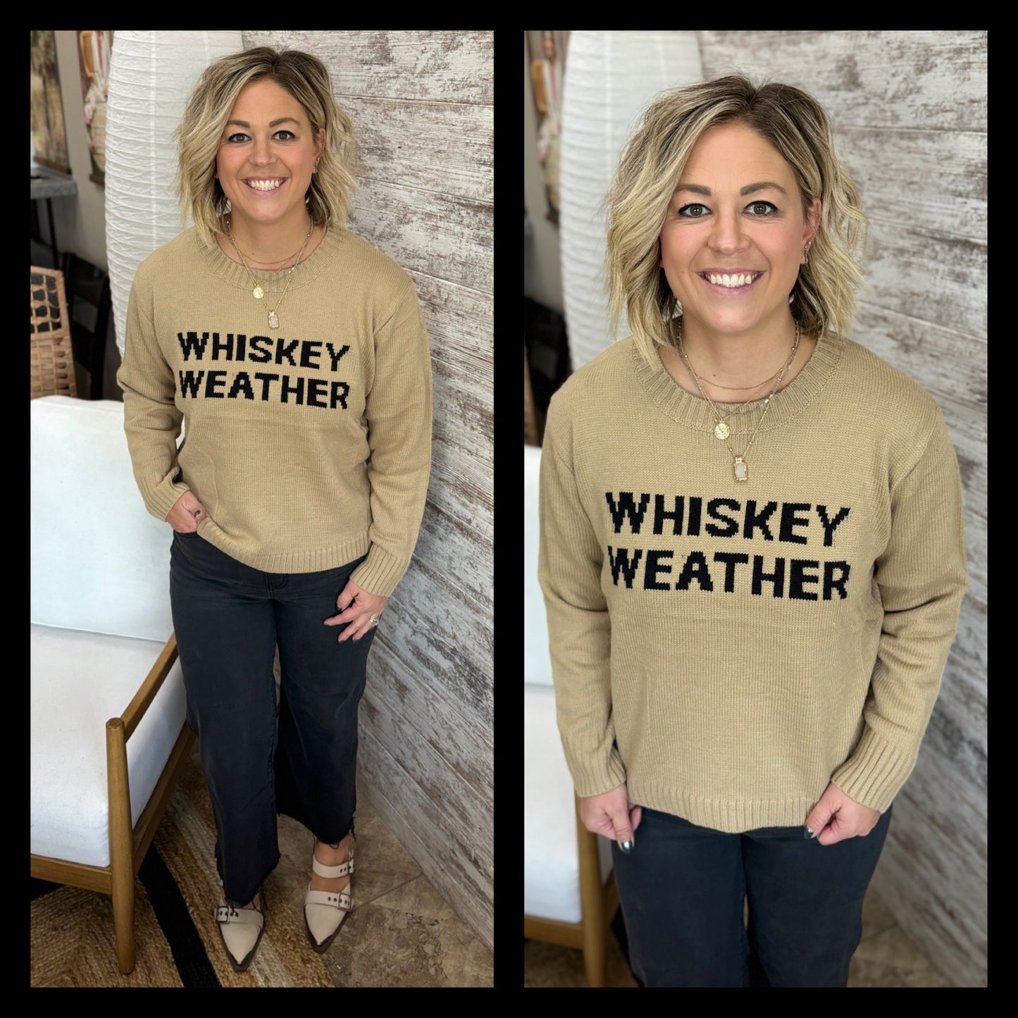 Whiskey Weather Sweater