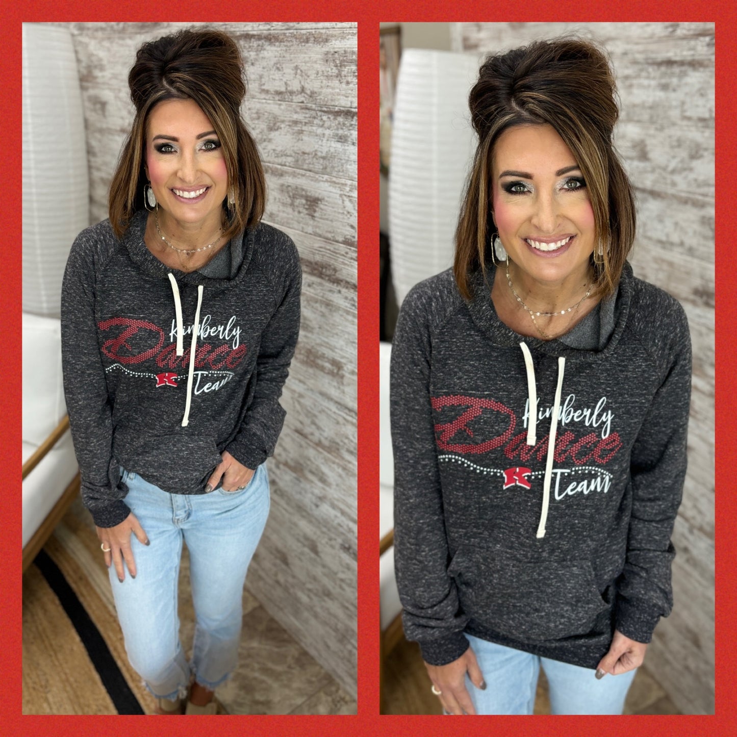 Kimberly Dance Jerzee Heathered Hoodie