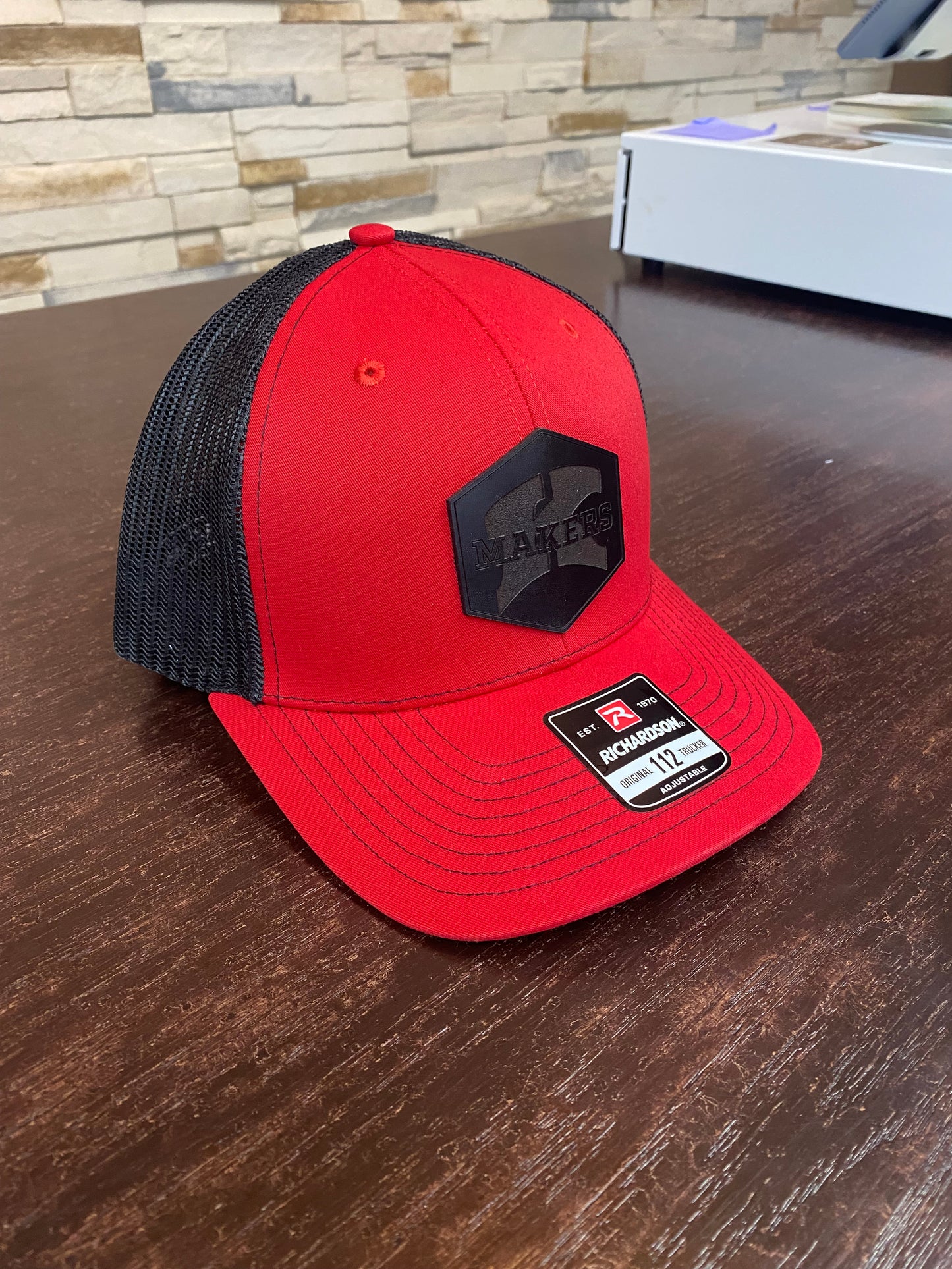 Richardson Leather Patch Trucker Hat ~ Various Schools