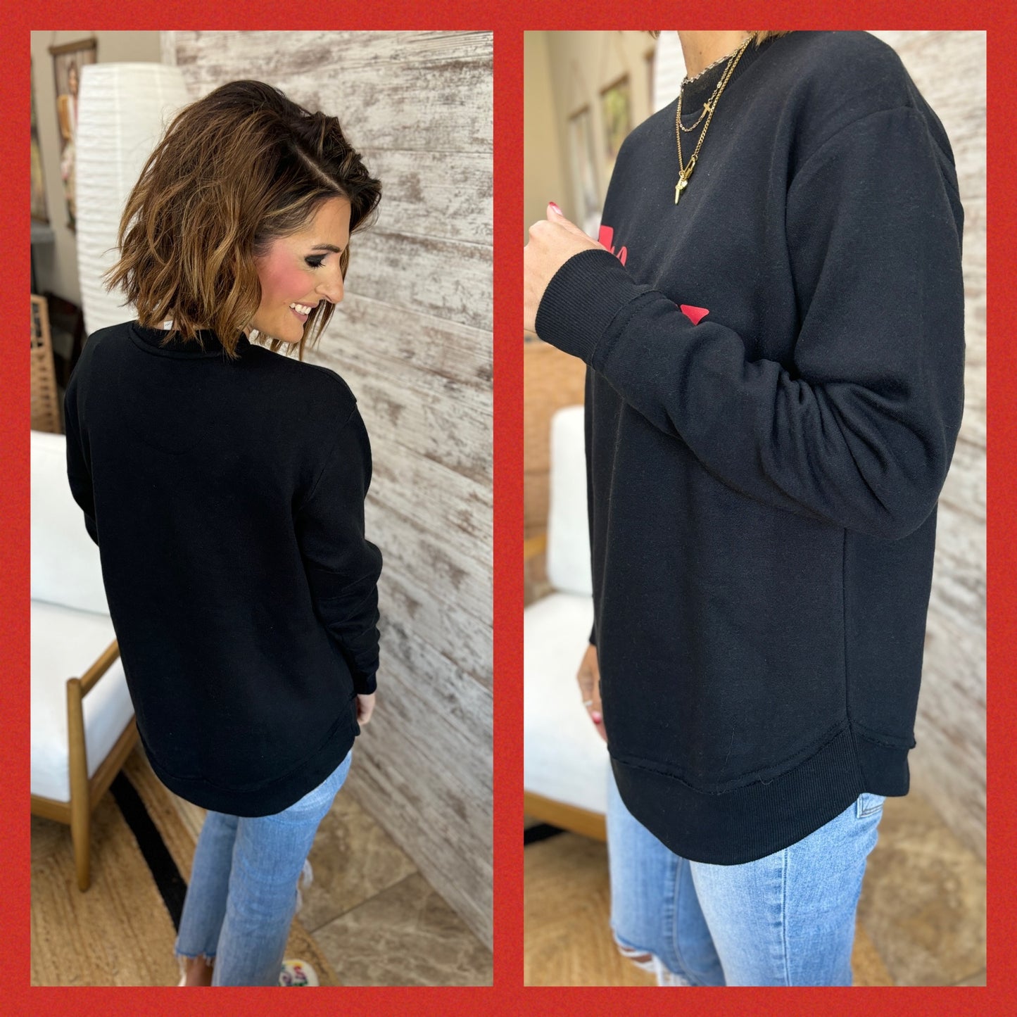 Be Merry Ladies Weekend Black Fleece
