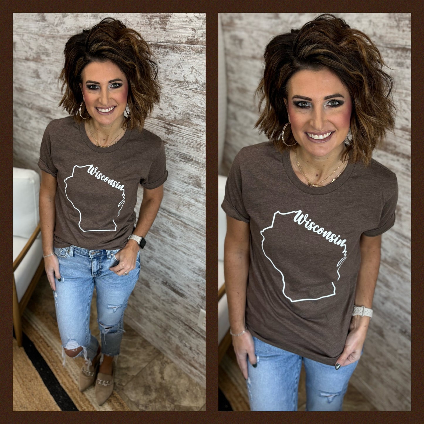 MYSTERY Wisconsin Design Bella Canvas Tee $9.99