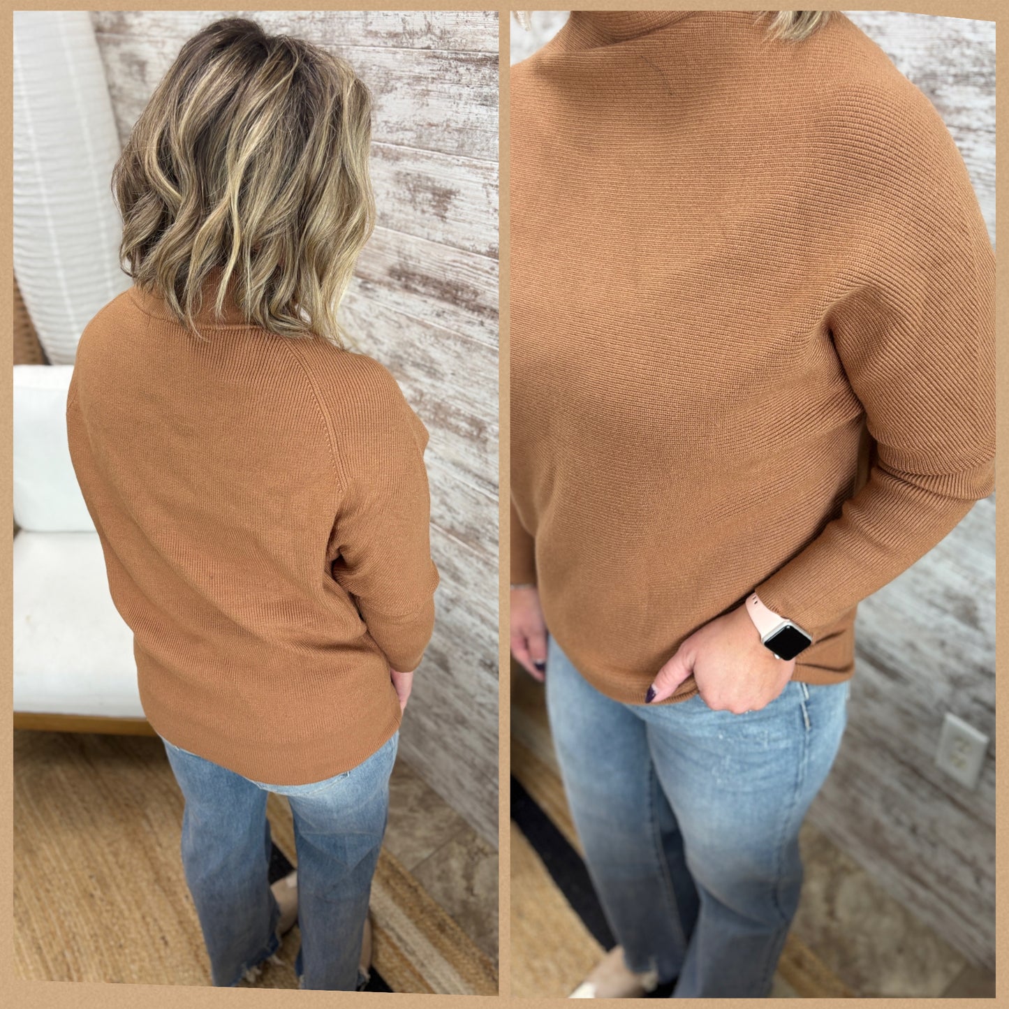 Dolman Sleeve Tunic Sweater ~ 2 Colors