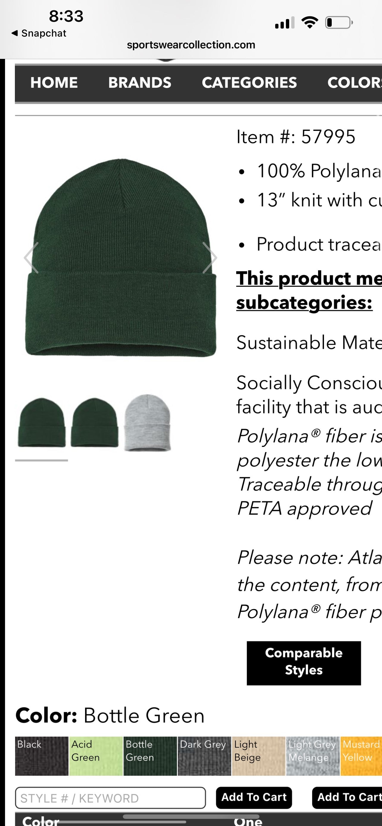 Freedom Fishing Beanie Hat