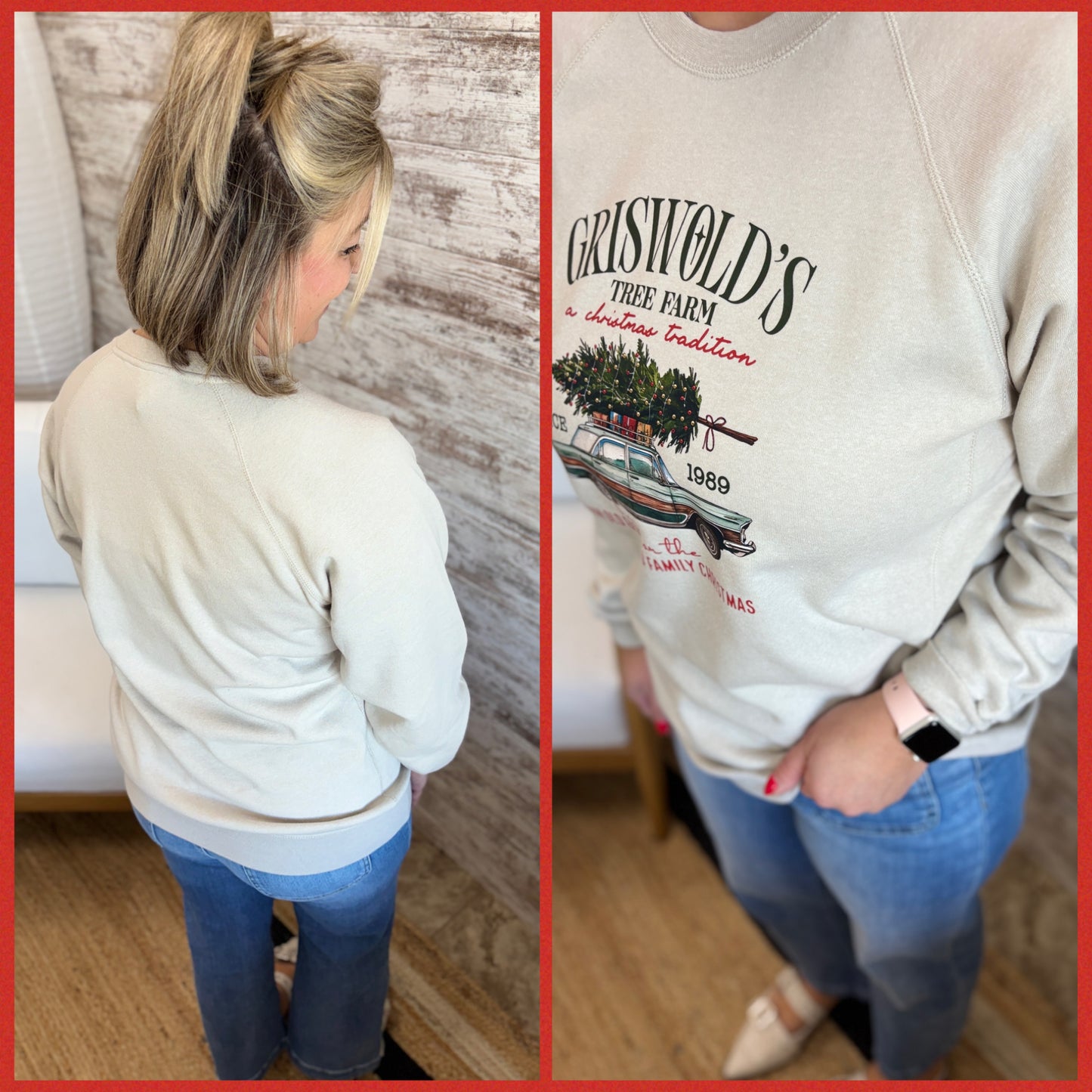 Griswold Tree Farm Holiday Cream Crew