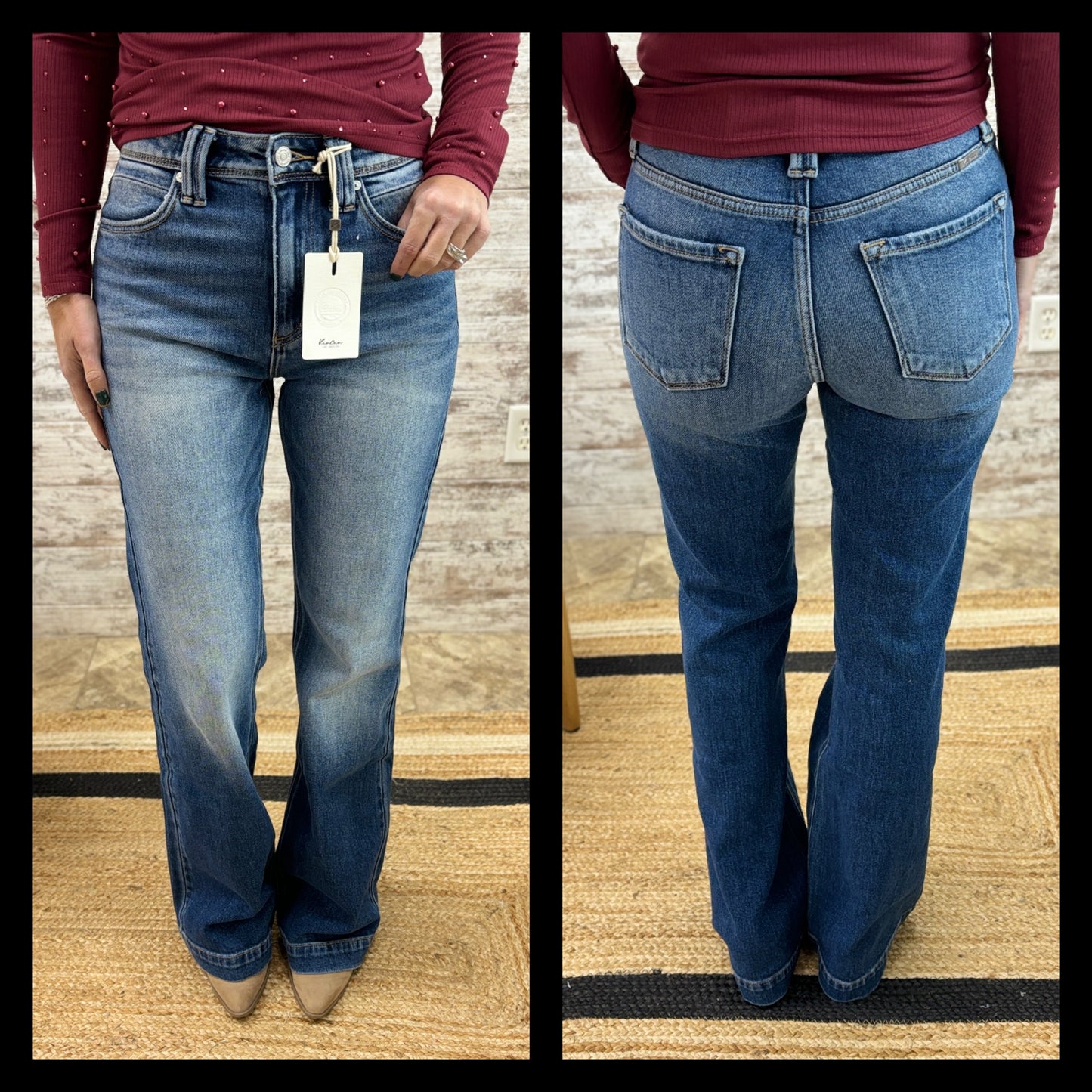 Kancan Medium Wash Flare KC9289M