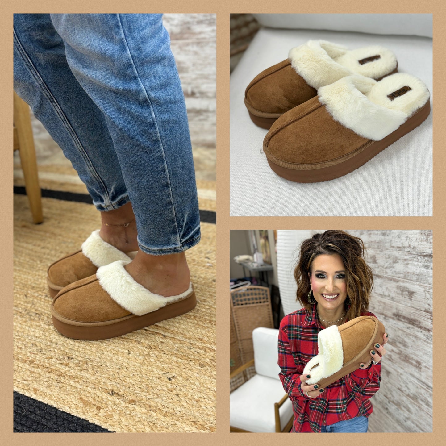 Very G Delany Tan Slip On