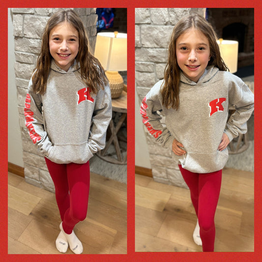 Kimberly Papermakers Youth Gildan Grey Hoodie