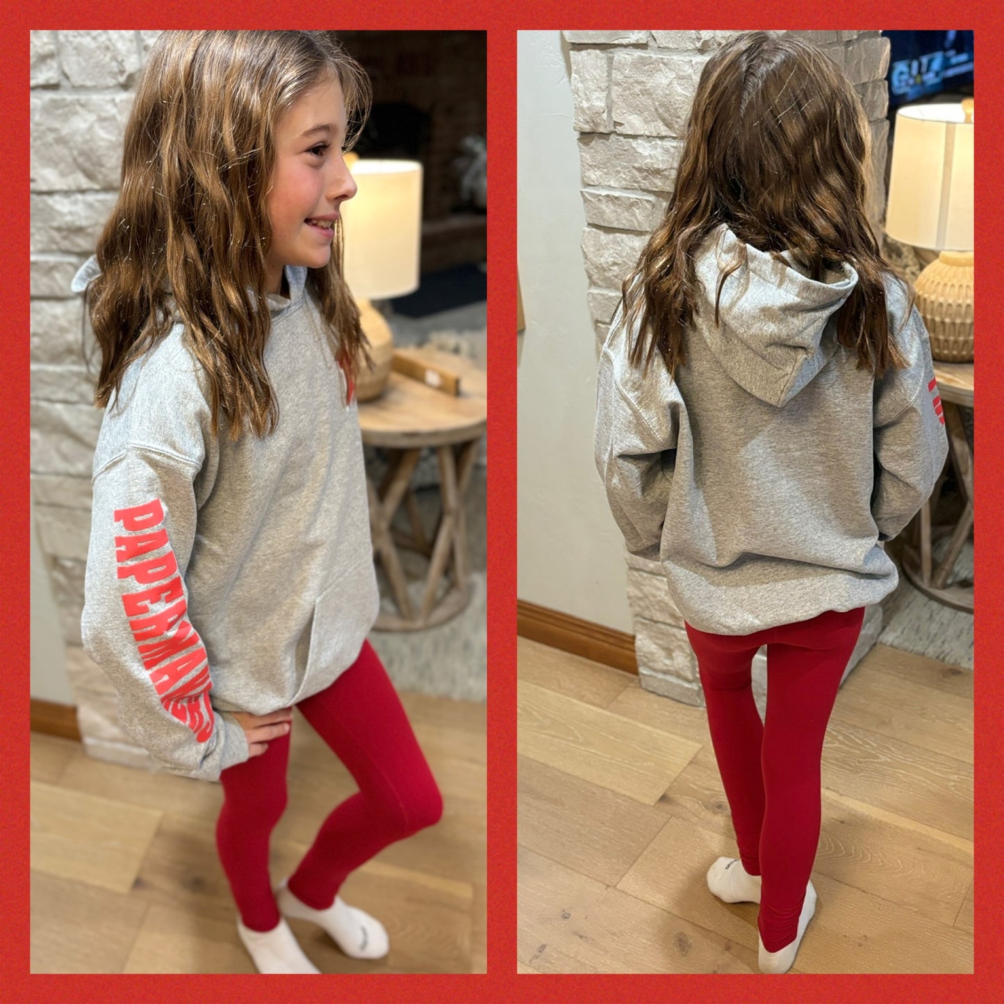 Kimberly Papermakers Youth Gildan Grey Hoodie