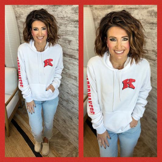 Kimberly Papermakers White Bella Hoodie