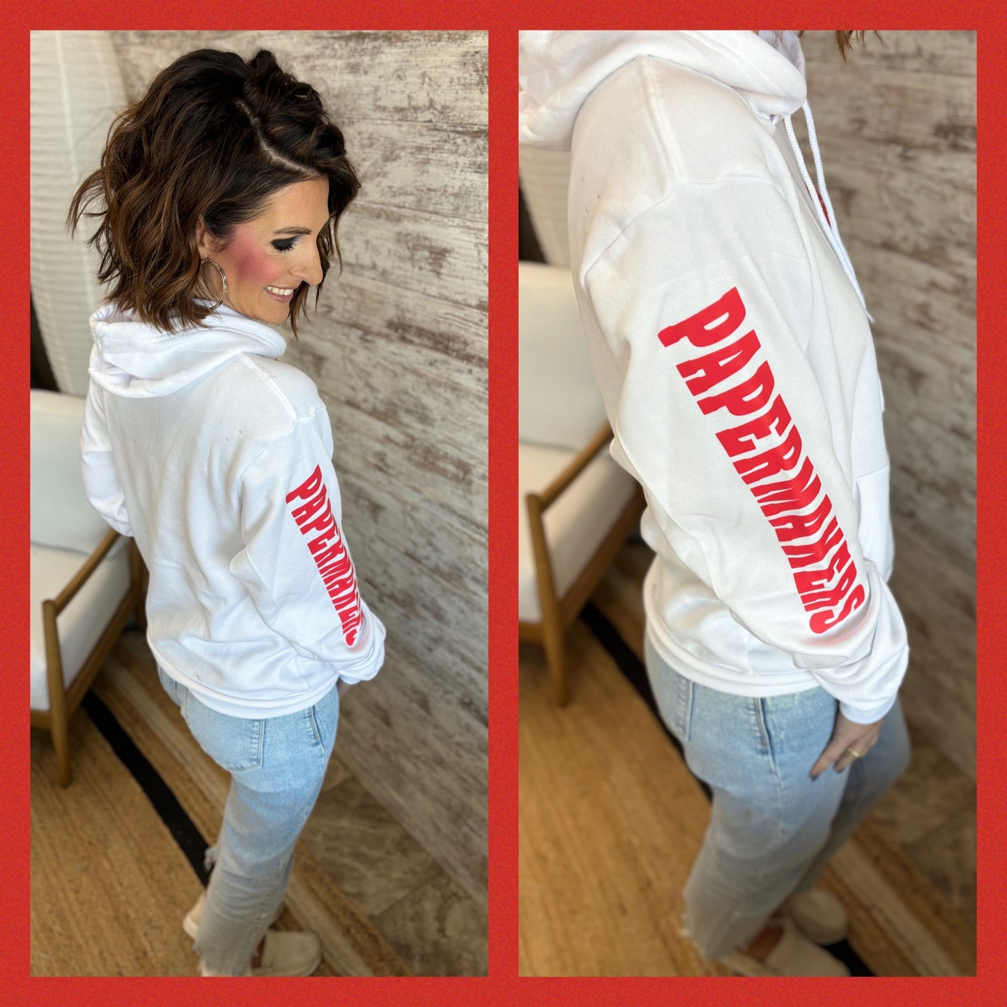 Kimberly Papermakers White Bella Hoodie