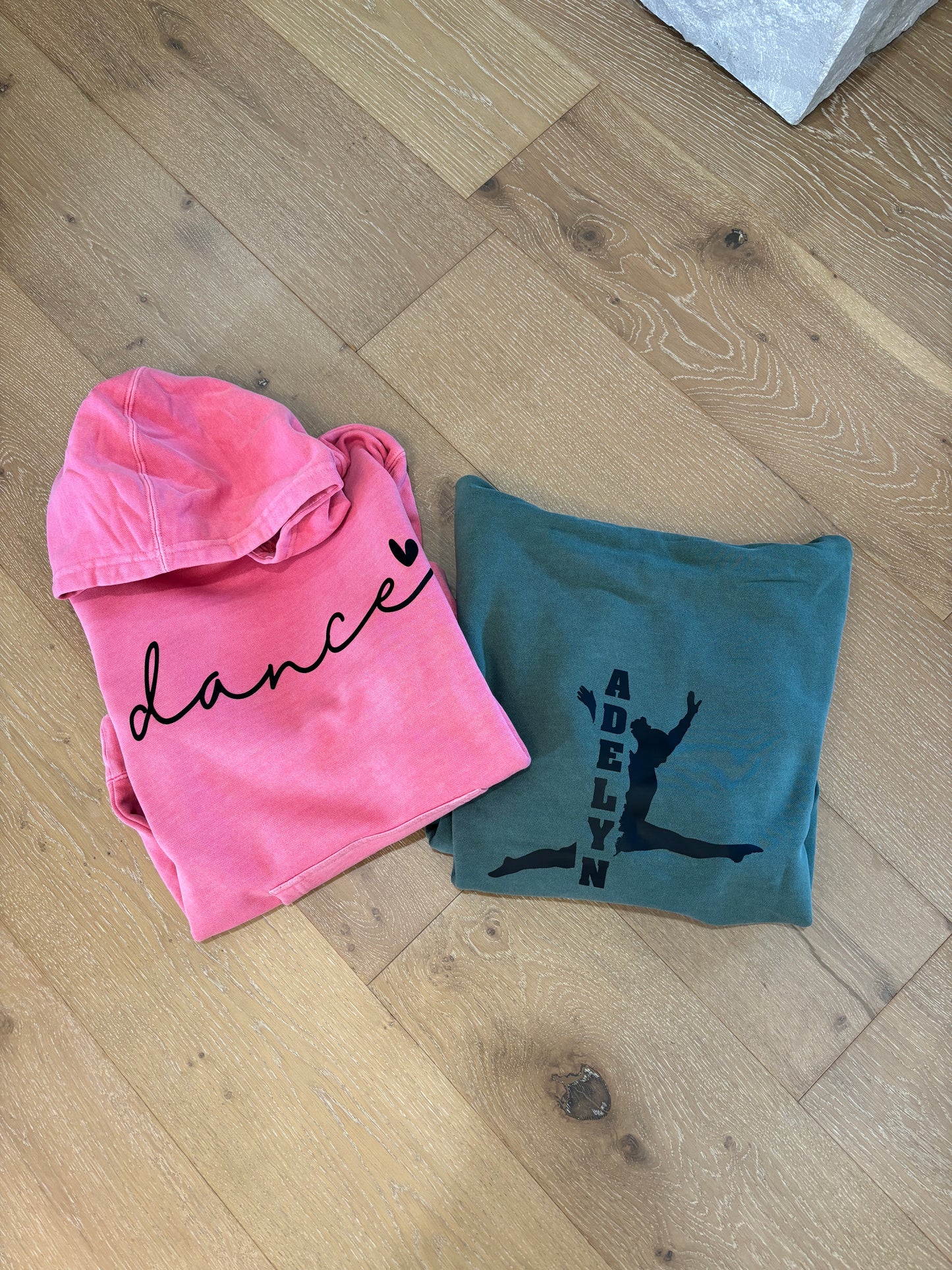 PERSONALIZED Dance Independent Youth Pigment Dyed Hoodie ~ Several Colors