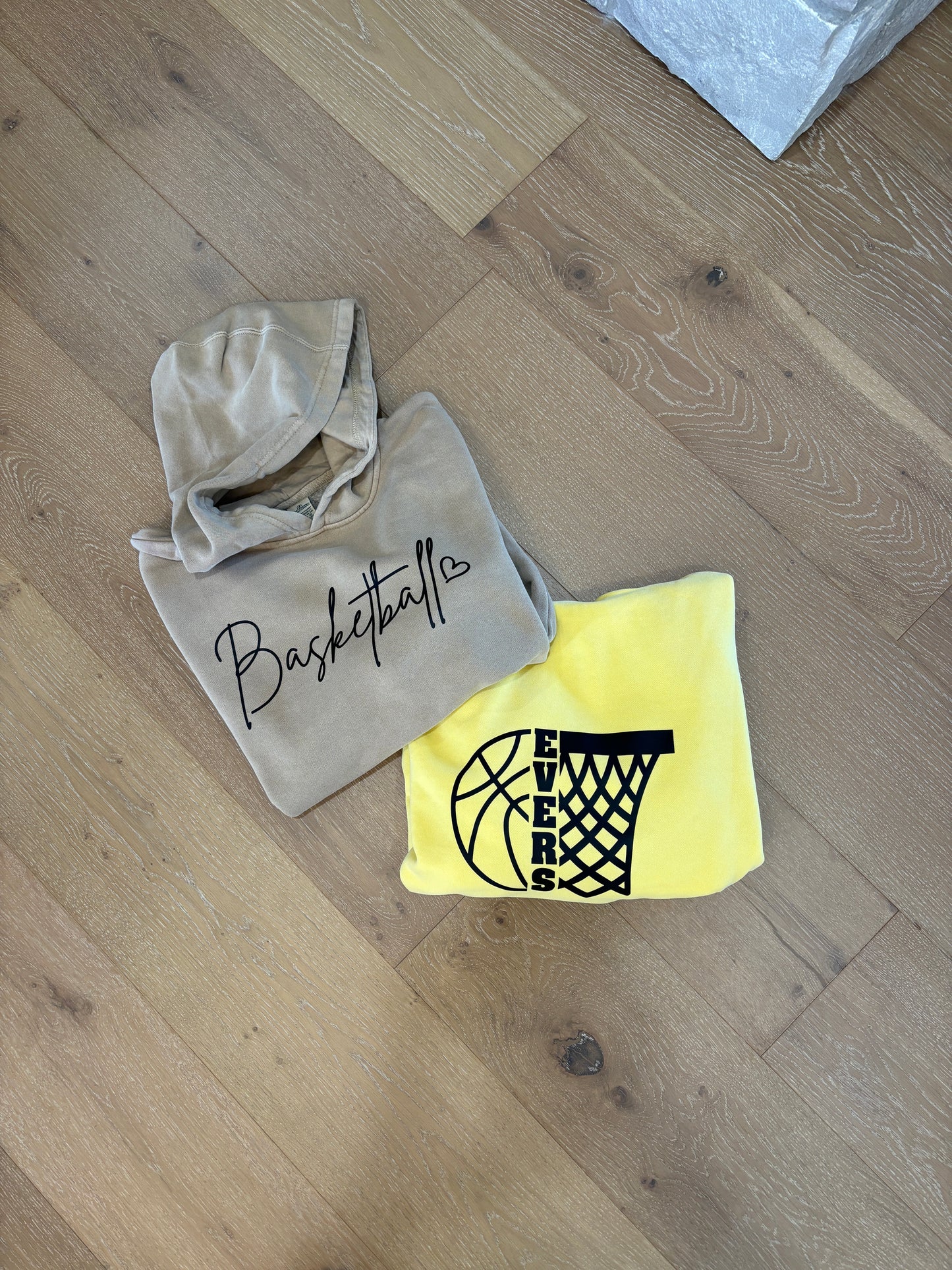 PERSONALIZED Basketball Independent Youth Pigment Dyed Hoodie ~ Several Colors