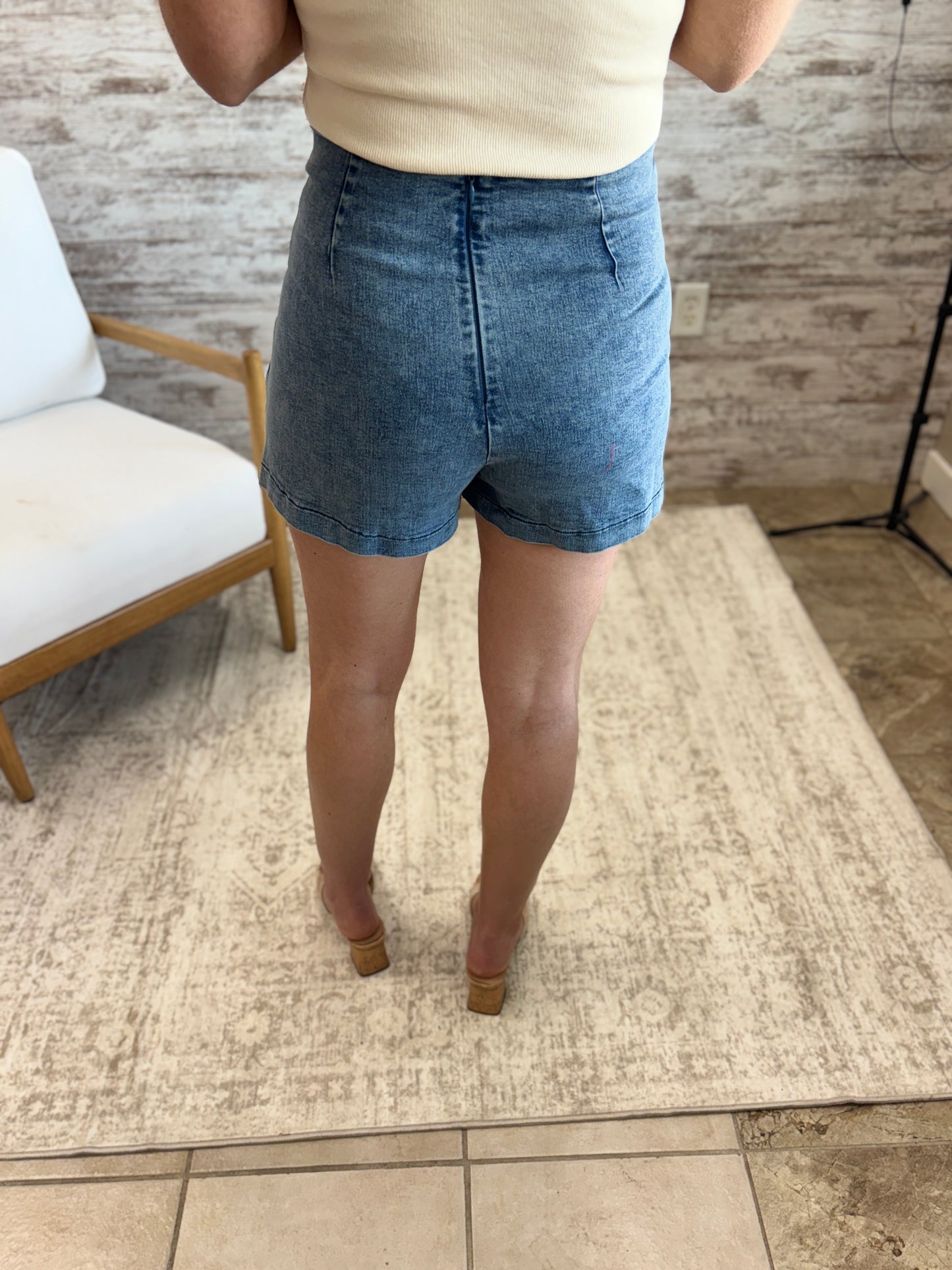 Flying Tomato Acid Wash Skort