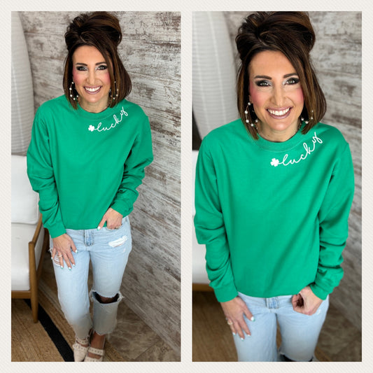 Lucky Kelly Green Port & Company Crew