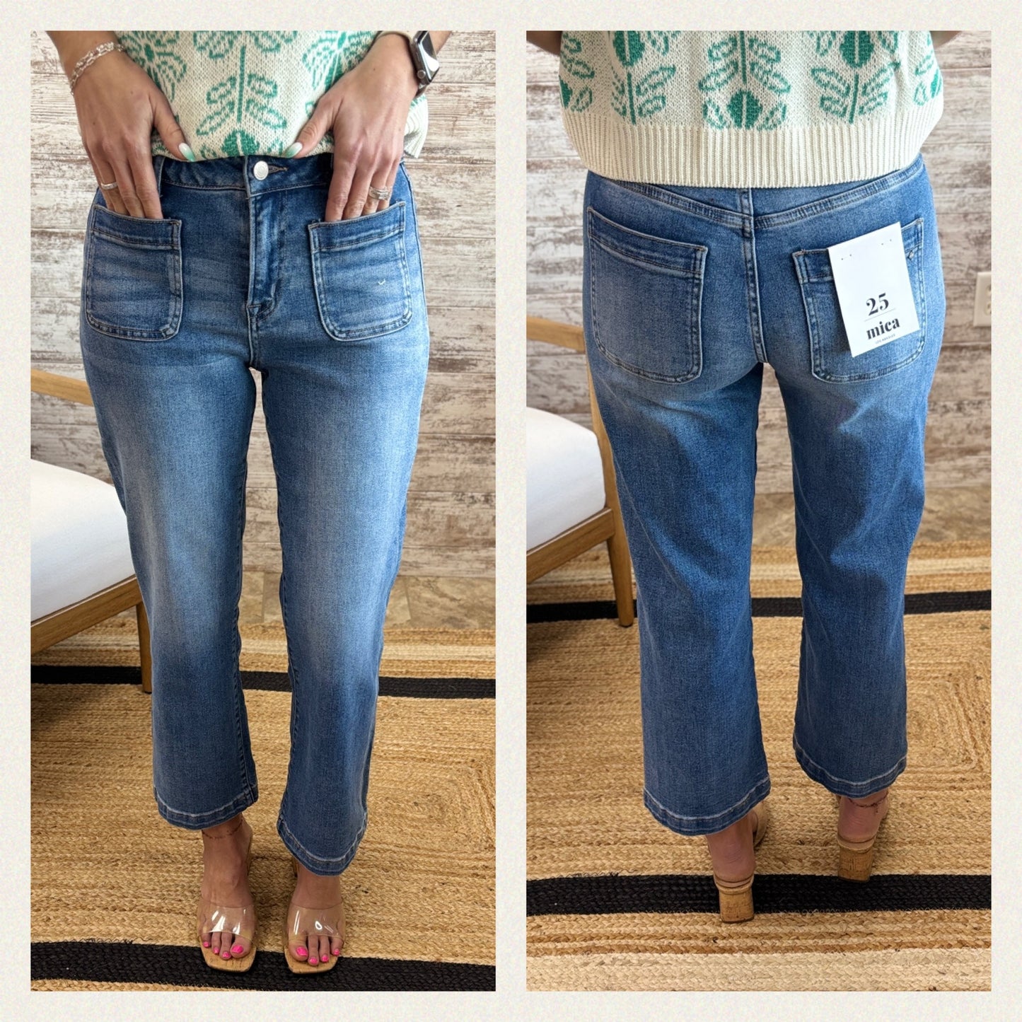 Mica Wide Leg Cropped Pant MDP-W3500