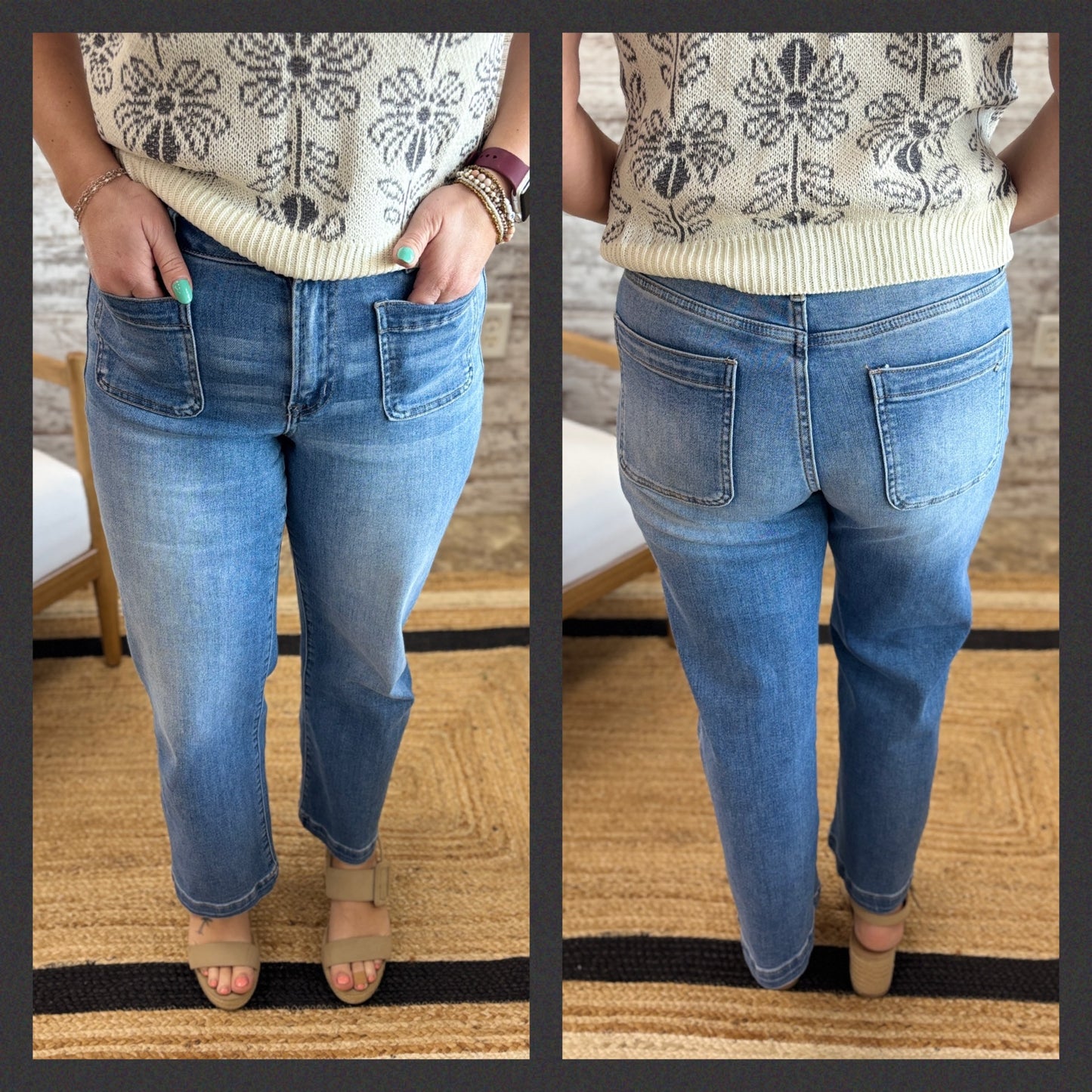 Mica Wide Leg Cropped Pant MDP-W3500