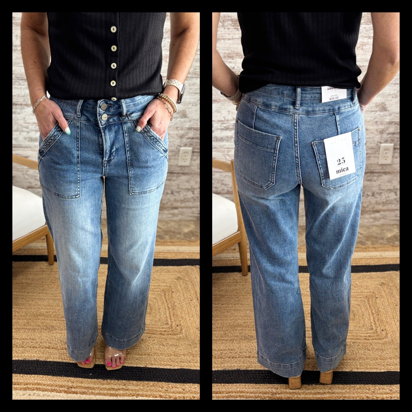 Mica Wide Leg Jean MDP-W3546