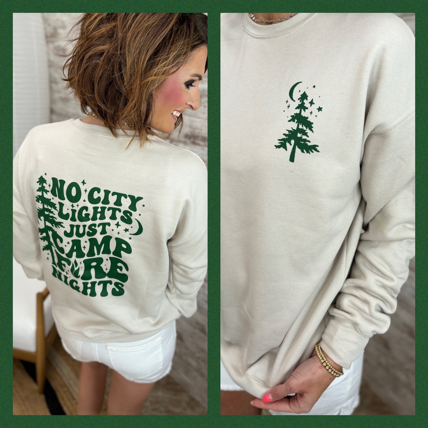 Campfire Nights Bella Crewneck ~ 2 Colors