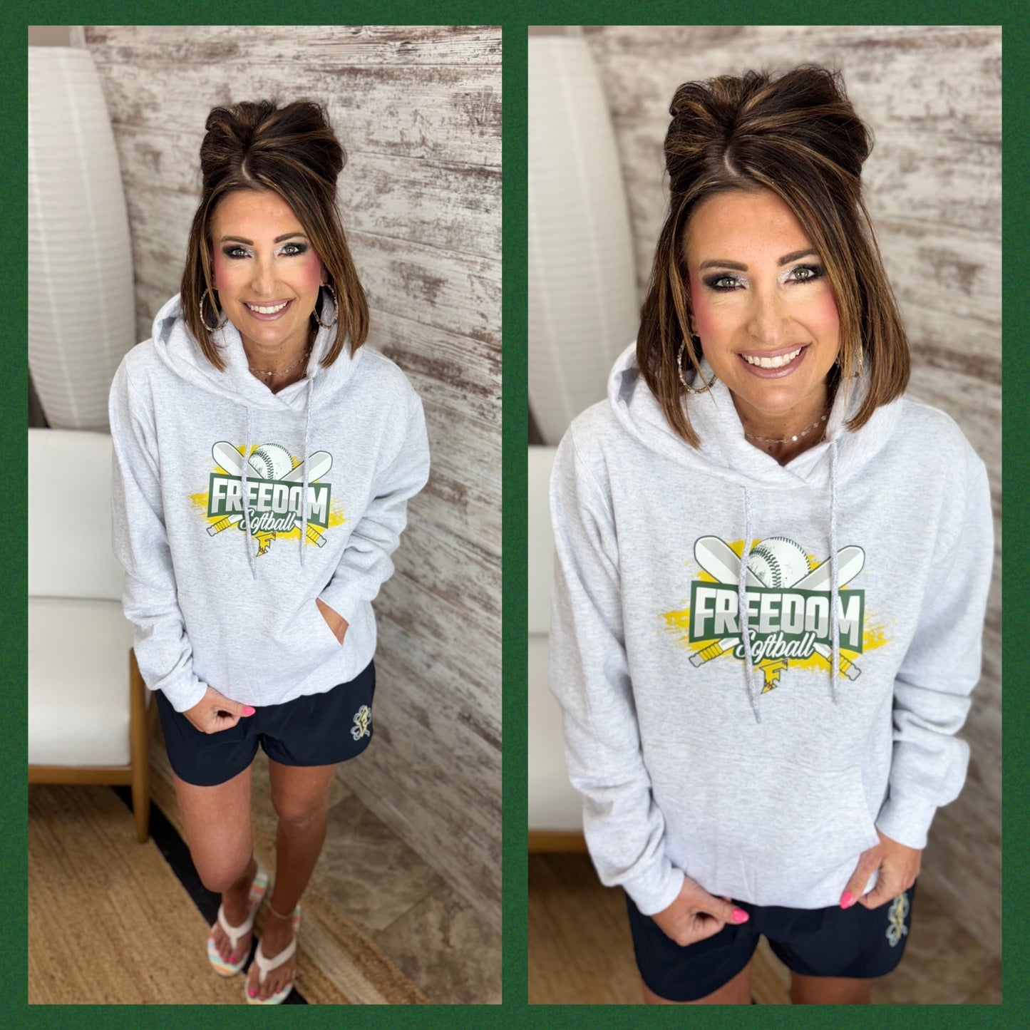 Freedom Irish Softball Port & Company Hoodie ~ 2 Colors